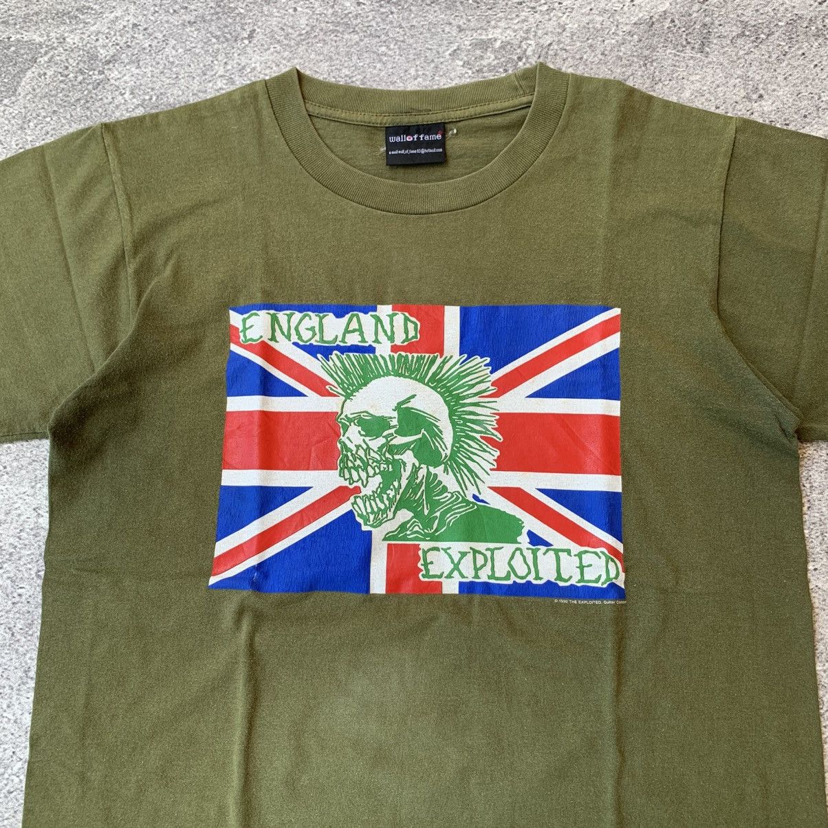 Band Tees × Vintage Vintage The Exploited t-Shirt 1990 Punk Rock Band Tee Size US M / EU 48-50 / 2 - 3 Thumbnail