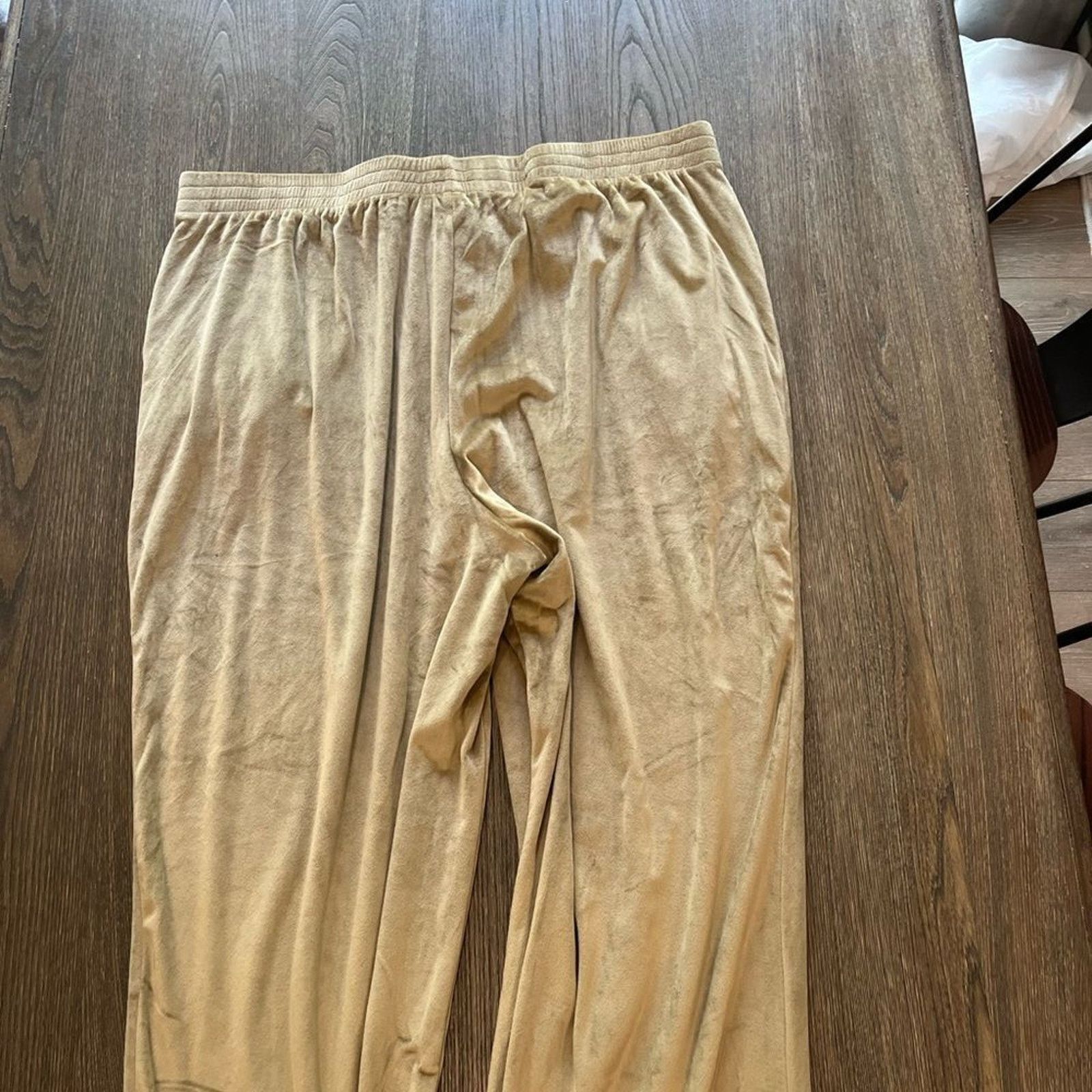 SKIMS NWT Skims Velour Track Pants Gold Size 4X Size 42" / US 20 - 8 Thumbnail