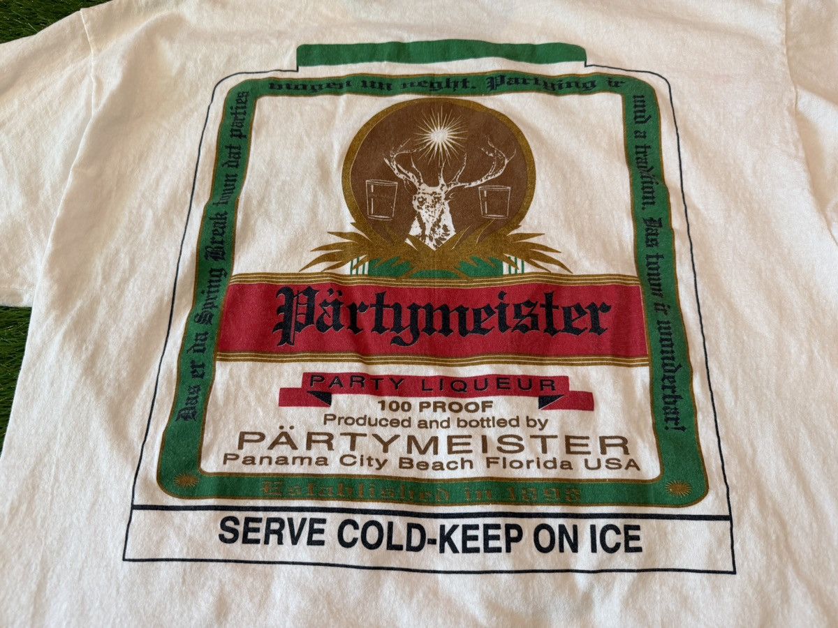 Jagermeister Vintage 90s Jagermeister Parody Partymeister Florida Shirt Size US XL / EU 56 / 4 - 2 Thumbnail