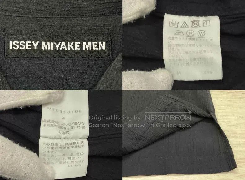 Issey Miyake Issey Miyake Men's Ruffle Shirt Size US XL / EU 56 / 4 - 4 Thumbnail