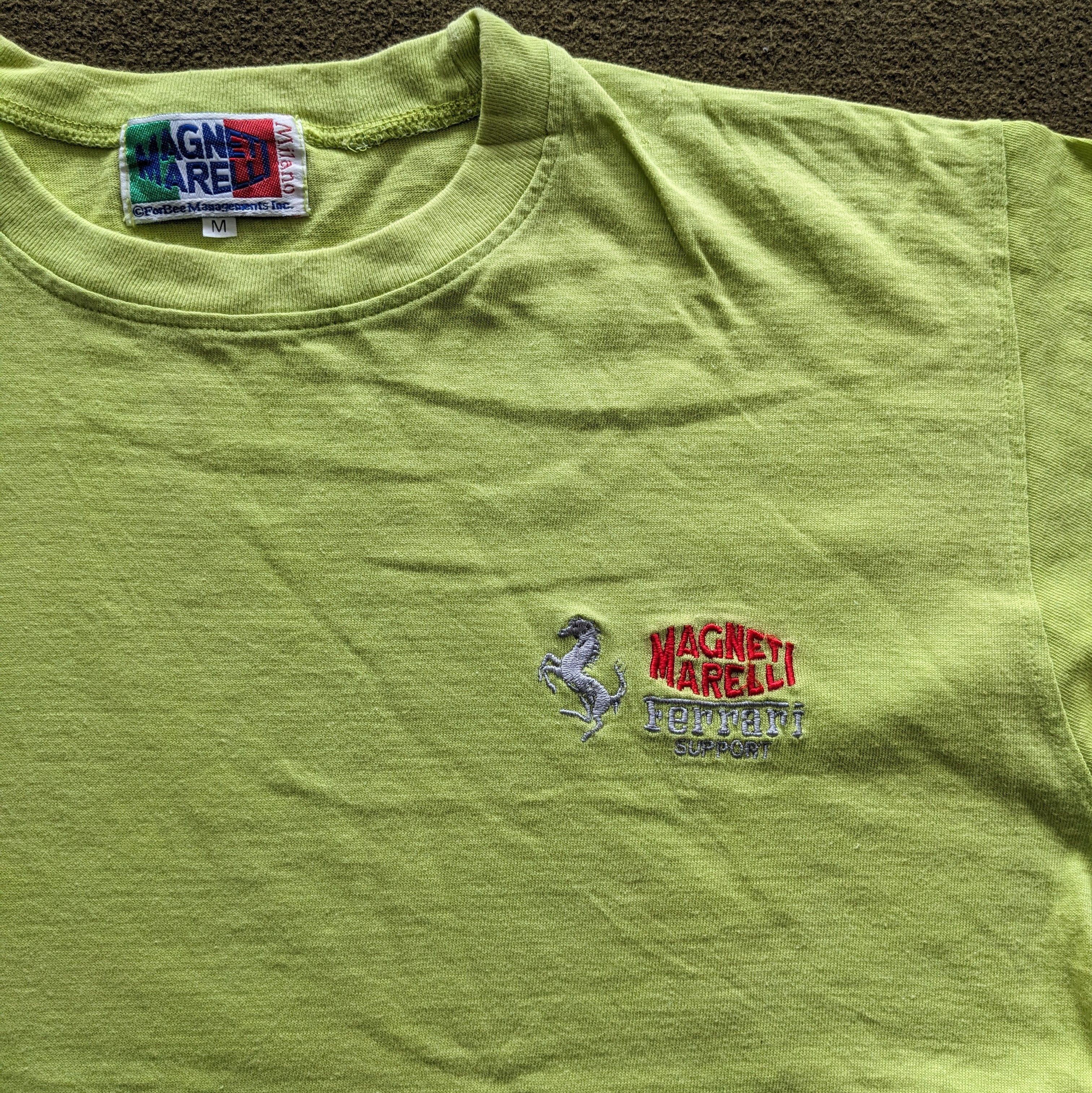 Vintage Vintage MAGNETI MARELLI Formula One T-shirt Size US L / EU 52-54 / 3 - 2 Thumbnail