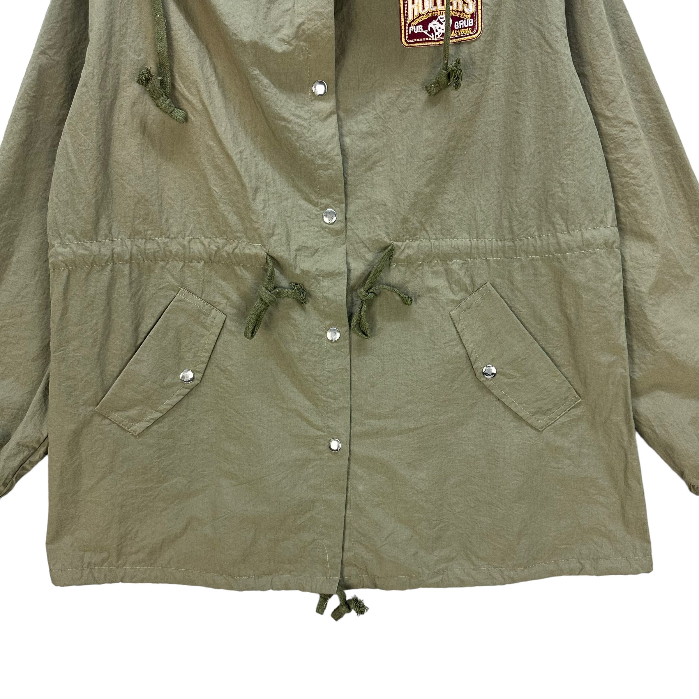 Japanese Brand ROLLERS SKULL ON BACK BIG LOGO HOODIE JACKET #8037-198 Size US L / EU 52-54 / 3 - 6 Thumbnail