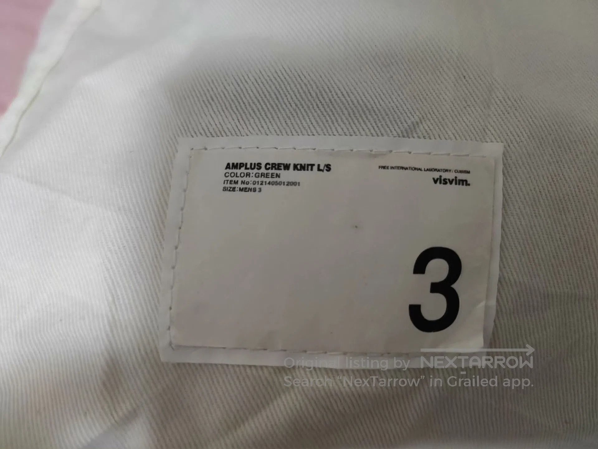 Visvim visvim 21AW AMPLUS CREW KNIT L/S. Size US L / EU 52-54 / 3 - 7 Thumbnail