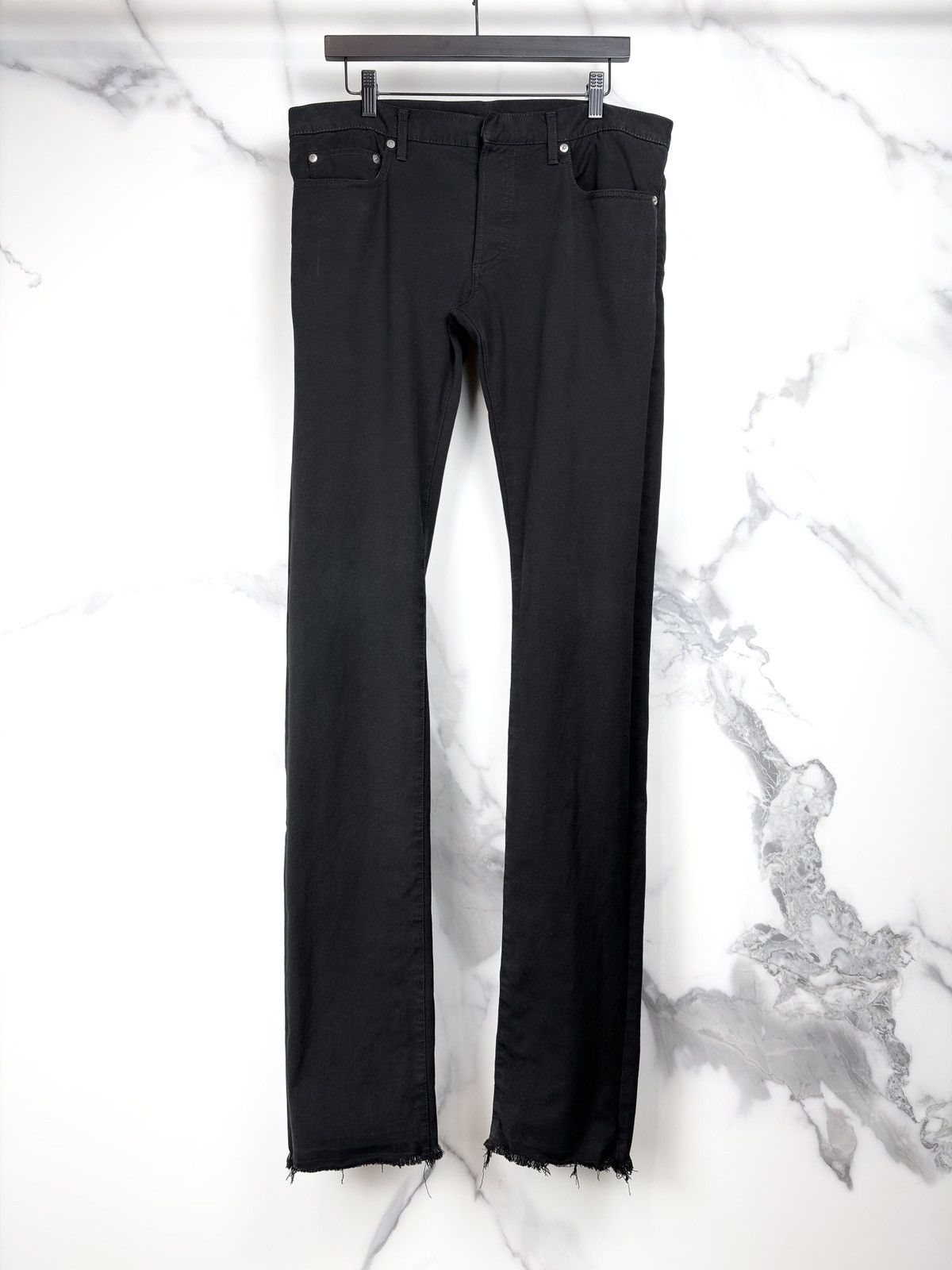 Dior AW07 Dior Homme Raw Black Denim Jeans | Grailed