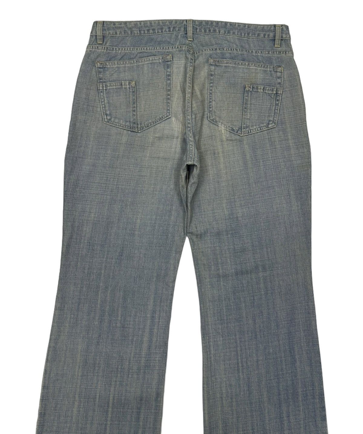 20471120 VINTAGE MAD HECTIC FLARE BAGGY DISTRESSED DENIM JEANS Size US 36 / EU 52 - 8 Thumbnail