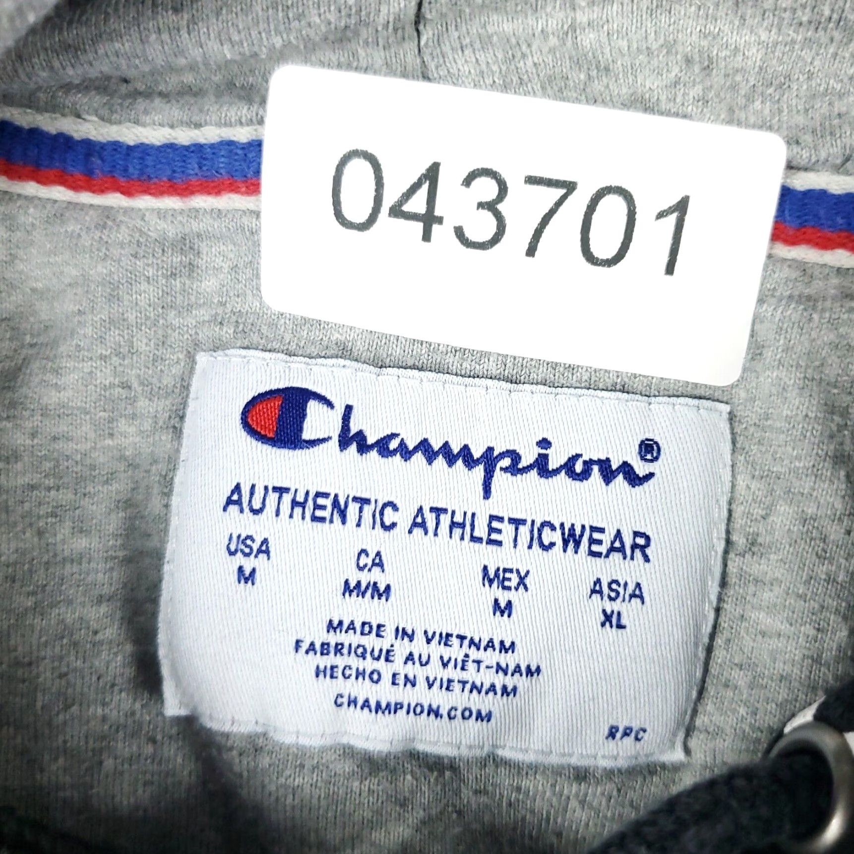 Champion Champion Hoodie Mens Medium Black Pullover Sweatshirt Long Sleeve Mock Neck Size US M / EU 48-50 / 2 - 8 Thumbnail
