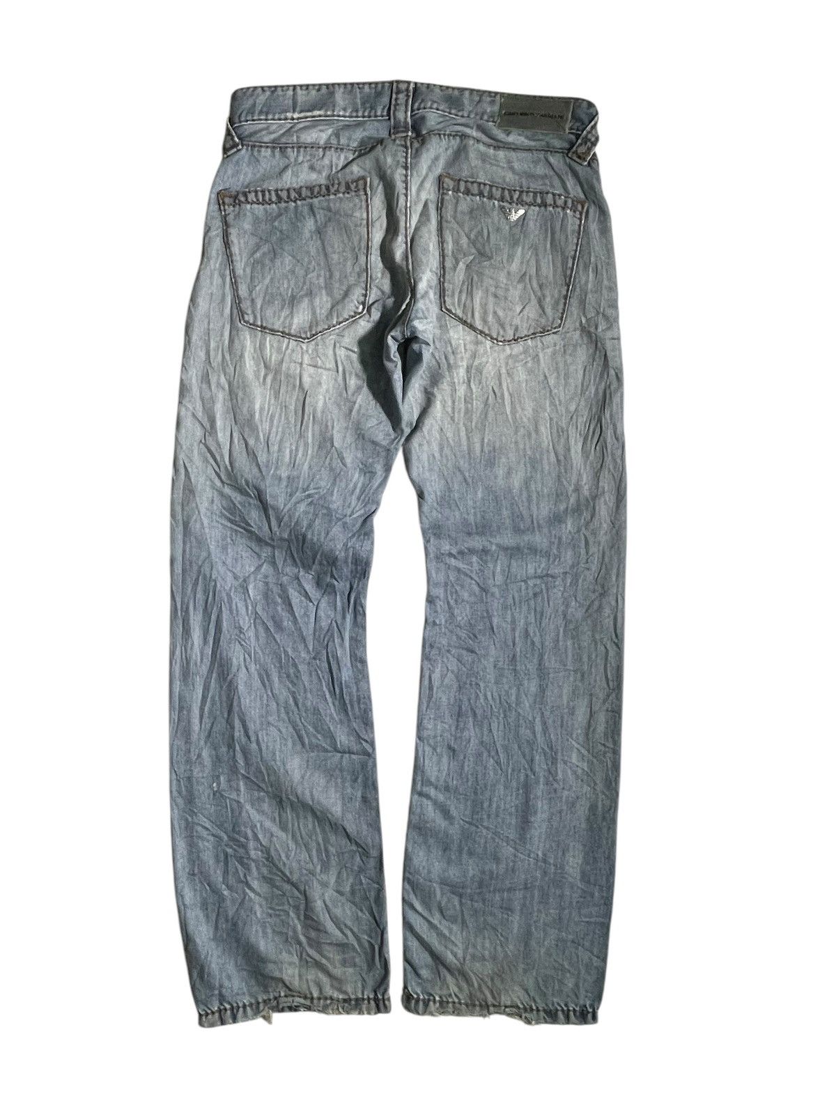 Emporio Armani Vintage Emporio Armani Distressed Jeans Size US 36 / EU 52 - 17 Thumbnail