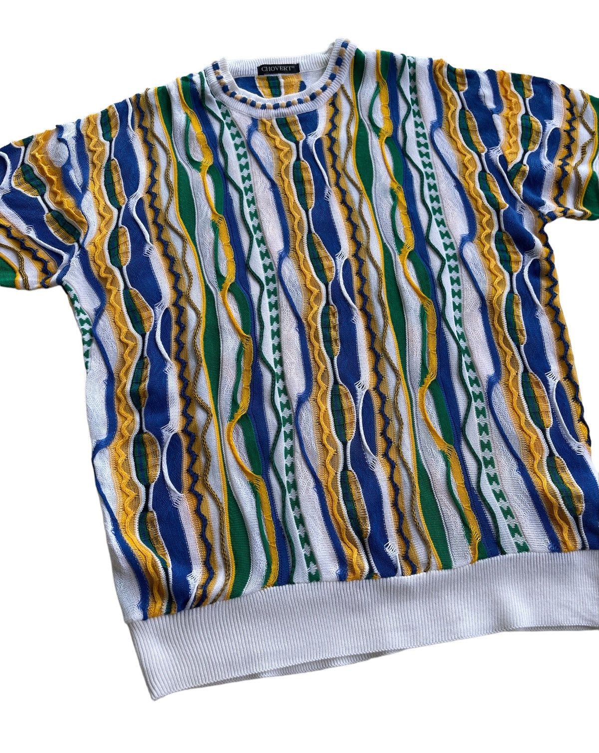 Japanese Brand Vintage Chovert Coogi Style Jumper knit Size US L / EU 52-54 / 3 - 4 Thumbnail