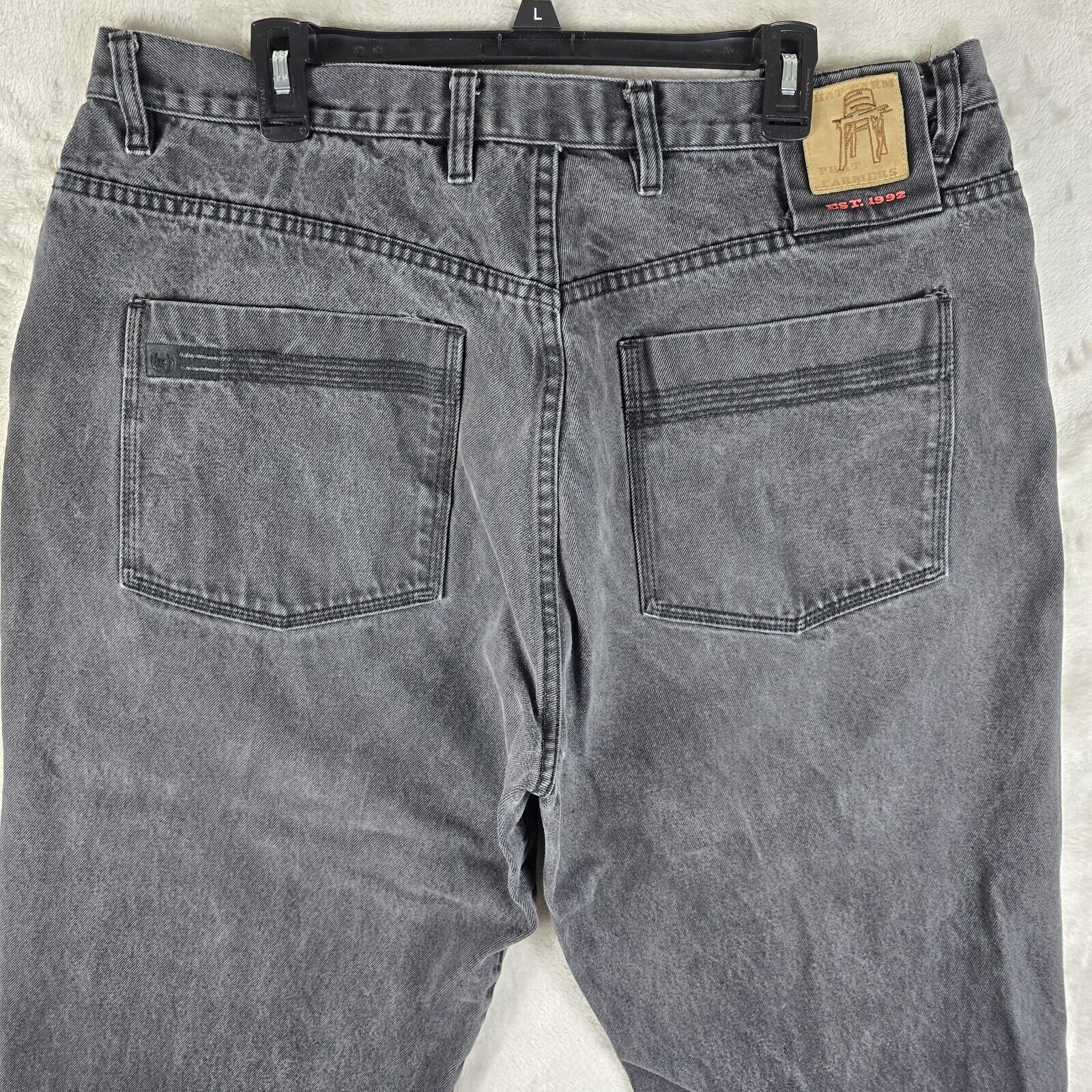 Phat Farm Vintage Phat Farm Black Jeans Mens 40x28 Baggy Skater Y2K Size US 40 / EU 56 - 3 Thumbnail