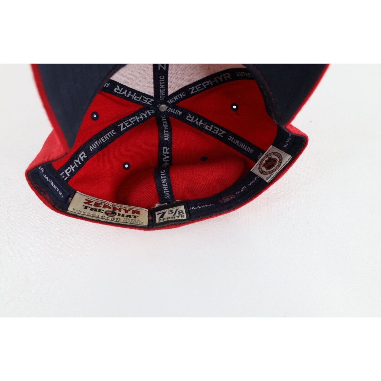 Vintage Vintage Y2K Columbus Blue Jackets Hockey Fitted Hat Size ONE SIZE - 7 Thumbnail