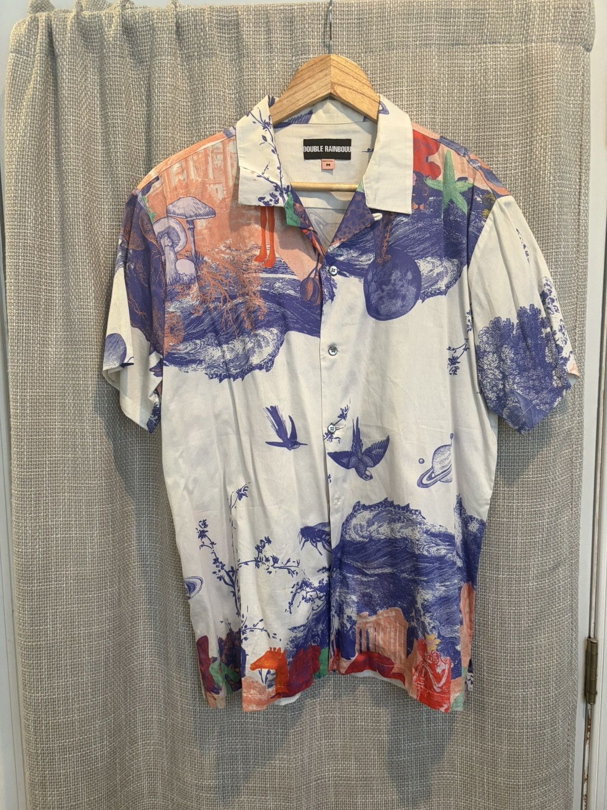 Double Rainbouu Double Rainbouu Camp Collar Trippy Pattern Button Down Shirt Size US M / EU 48-50 / 2 - 1 Thumbnail