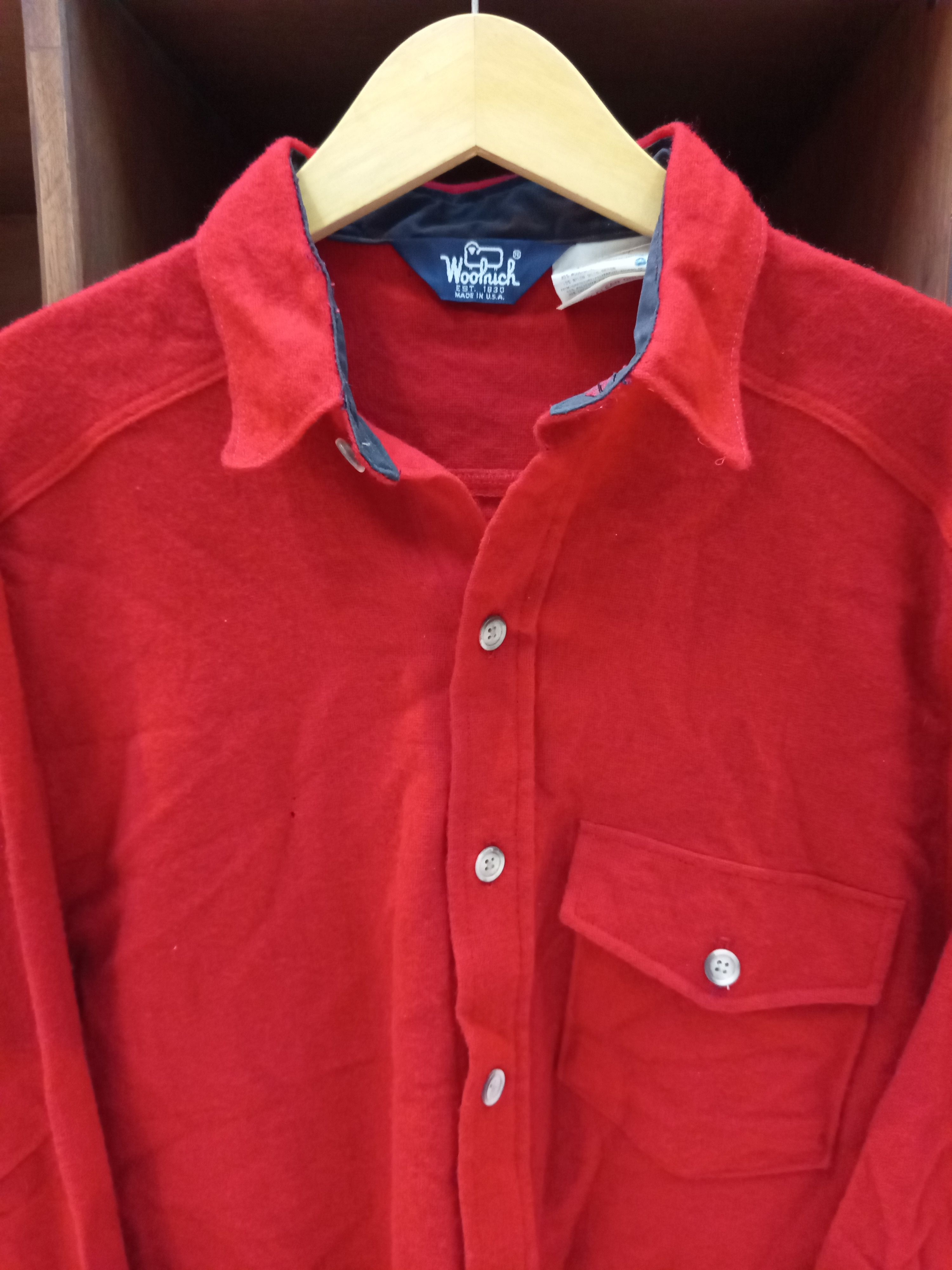 Vintage 1980s Woolrich Wool Shirt Jacket Size US L / EU 52-54 / 3 - 7 Thumbnail