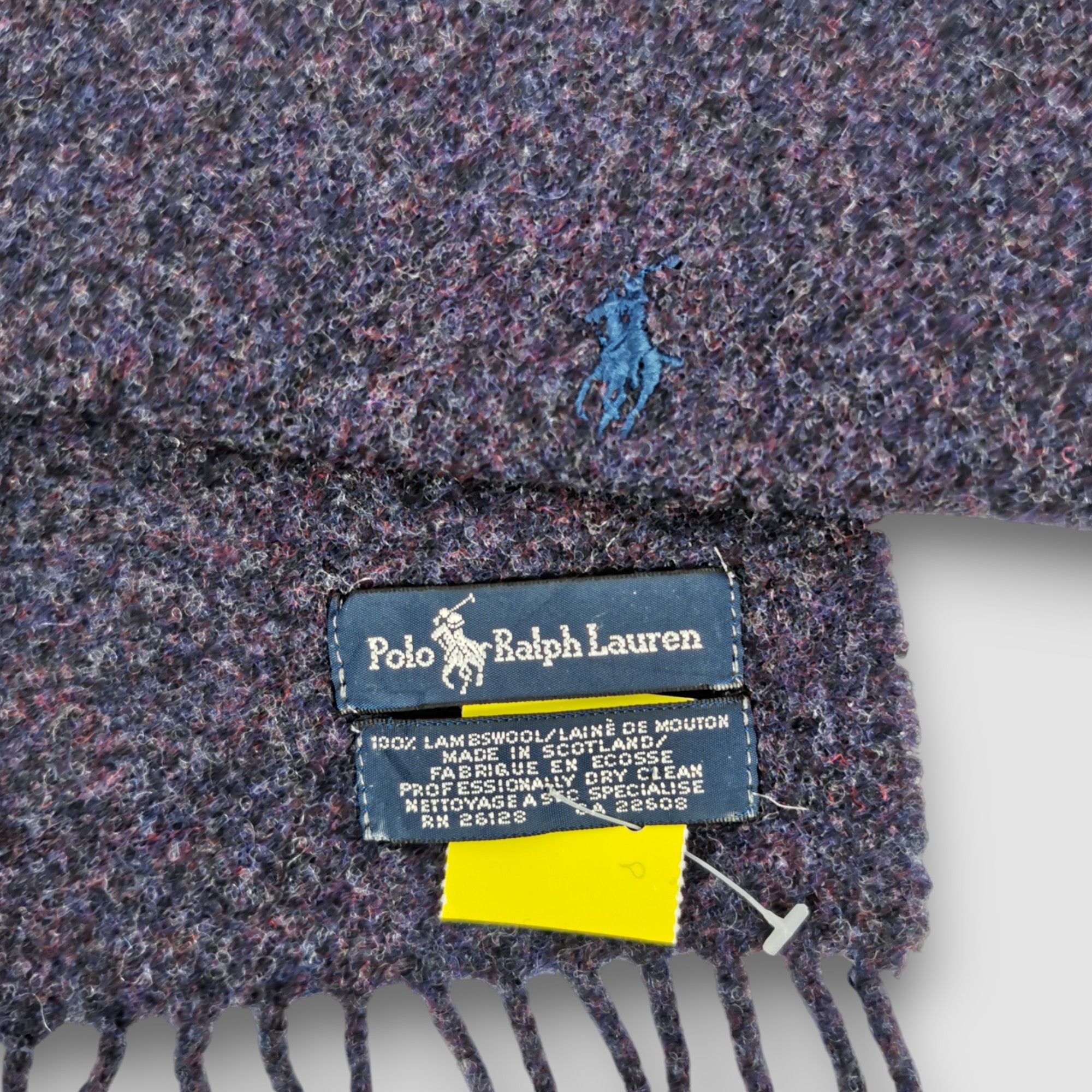 Polo Ralph Lauren Vintage Polo Ralph Lauren Scarf Wool Winter Fringe Scarves Size ONE SIZE - 3 Thumbnail
