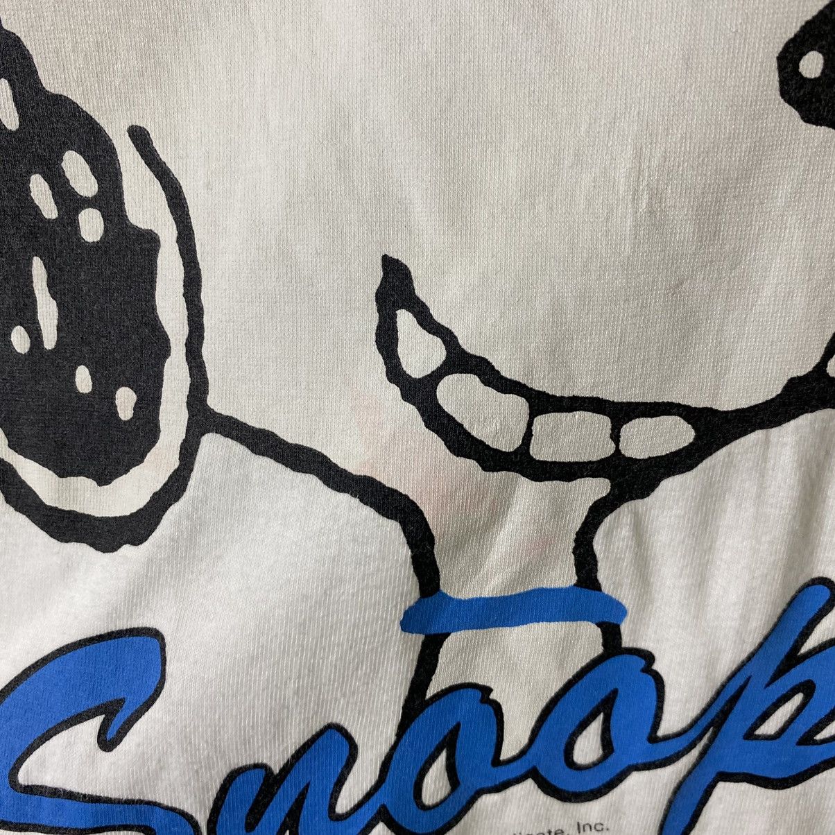 Peanuts Vintage 1990s Peanuts Snoopy Cartoon Big Graphic T Shirt Size US L / EU 52-54 / 3 - 4 Thumbnail