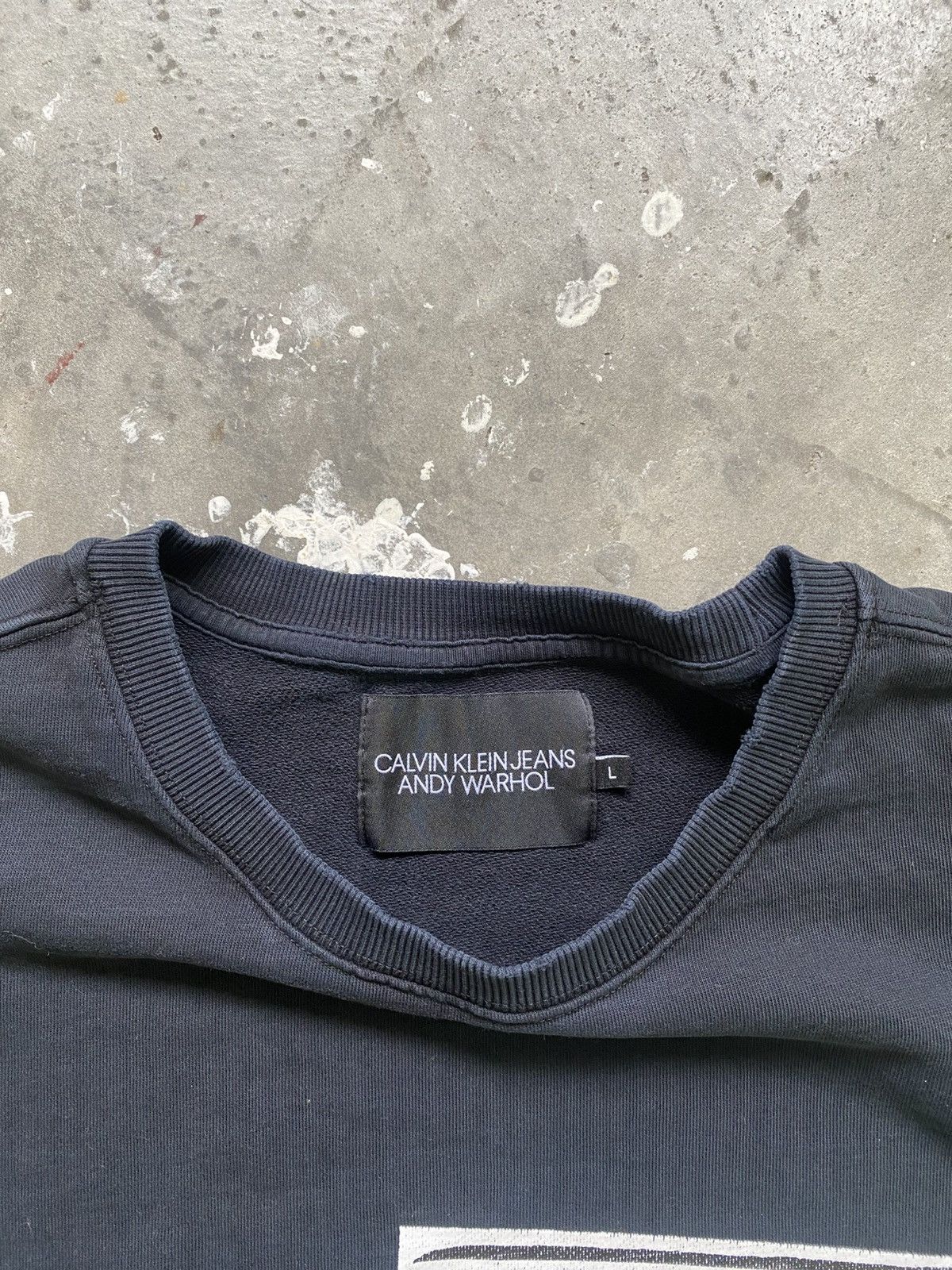 Calvin Klein Calvin Klein X Andy Warhol By Raff Simons Art Pullover Size US L / EU 52-54 / 3 - 6 Thumbnail