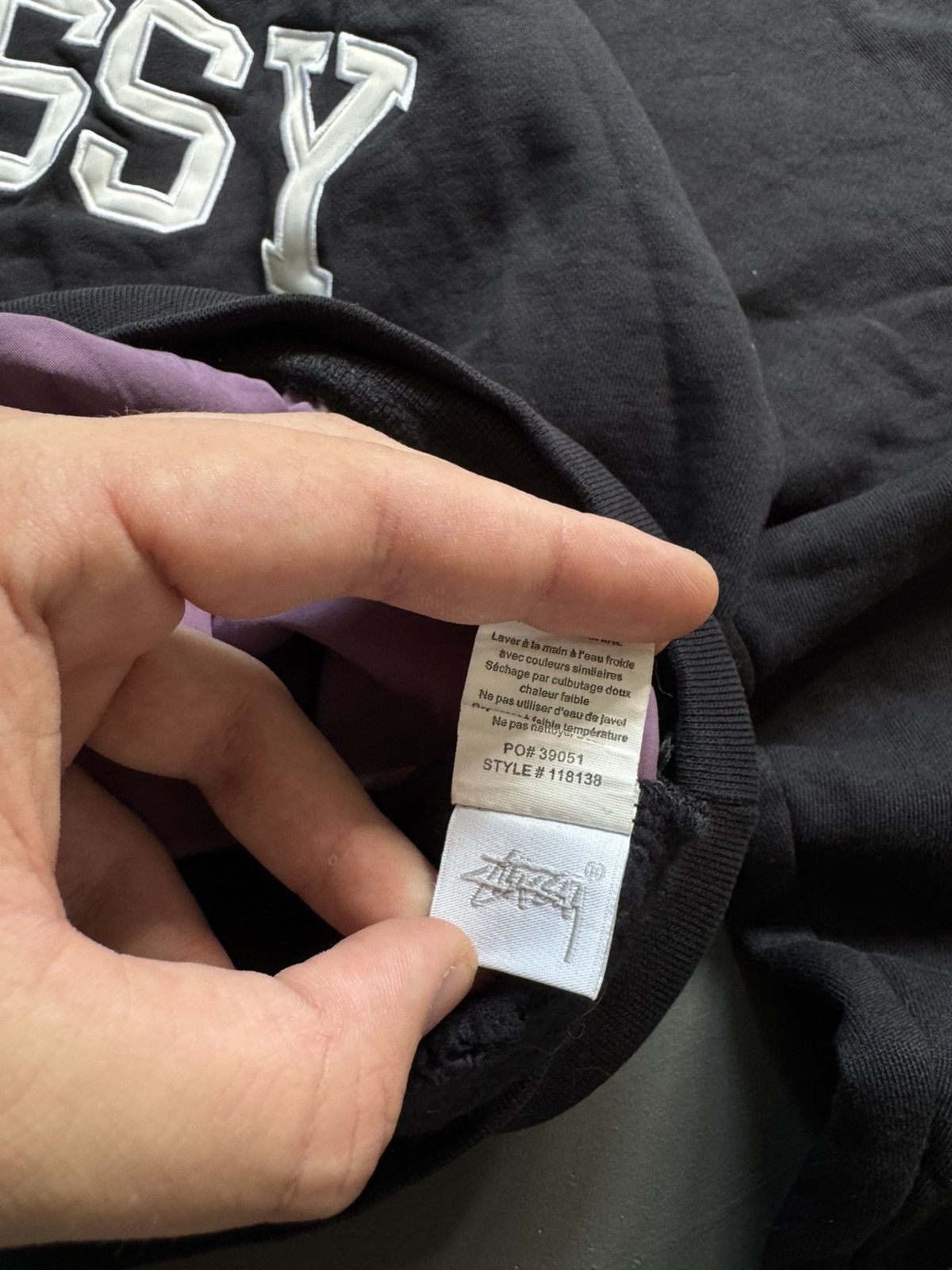 Stussy STUSSY CENTER LOGO VINTAGE OVERSIZE HOODIE Size US XL / EU 56 / 4 - 6 Thumbnail