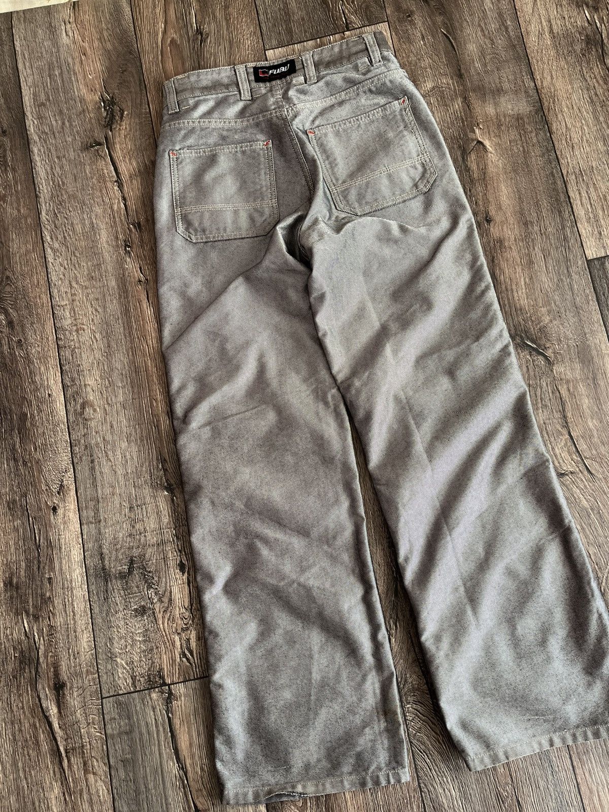 Fubu Vintage Fubu Logo Carpenter Baggy Reversible Denim Jeans Size US 30 / EU 46 - 18 Thumbnail