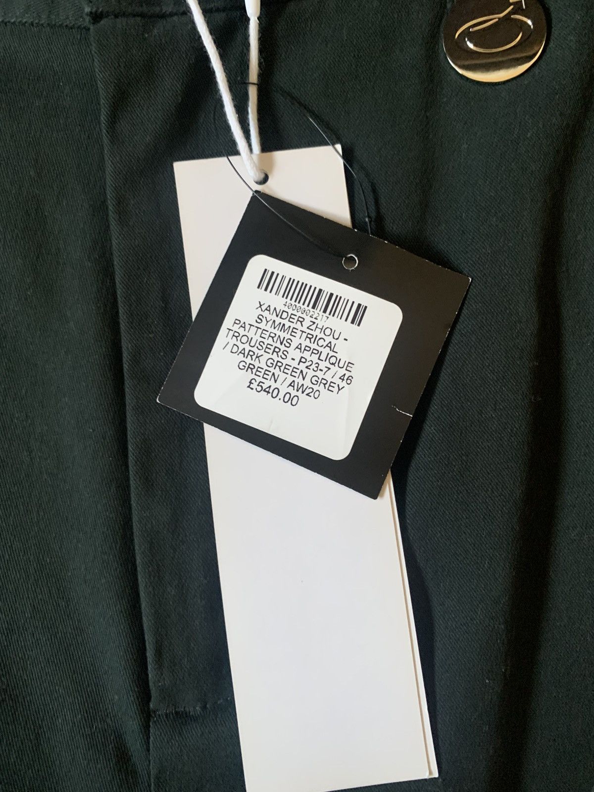 Xander Zhou Xander Zhou Patchwork Straight Trousers Size US 28 / EU 44 - 2 Thumbnail