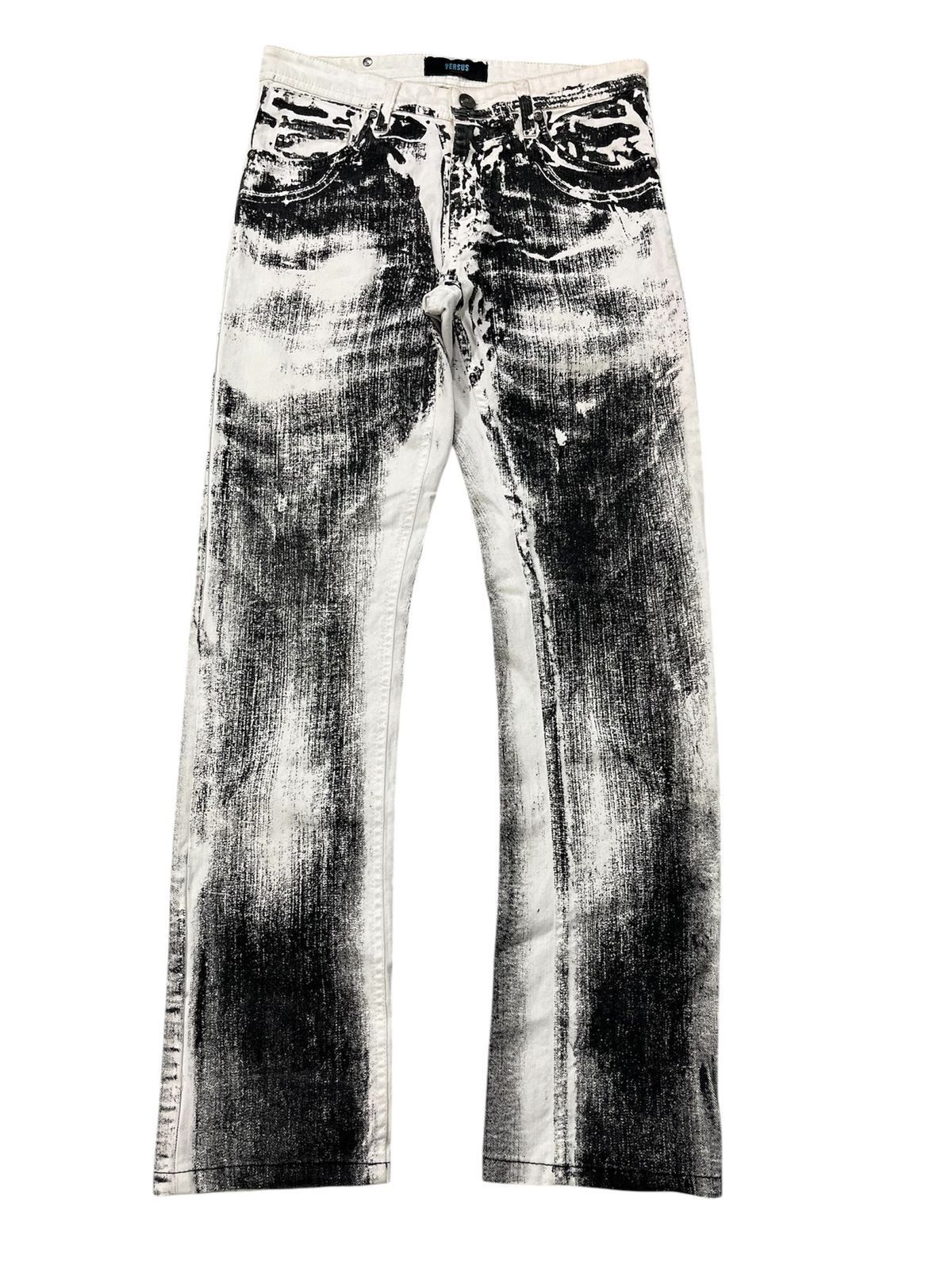 Versus Versace 2000's Versus Versace Printed Jeans Size US 28 / EU 44 - 1 Thumbnail