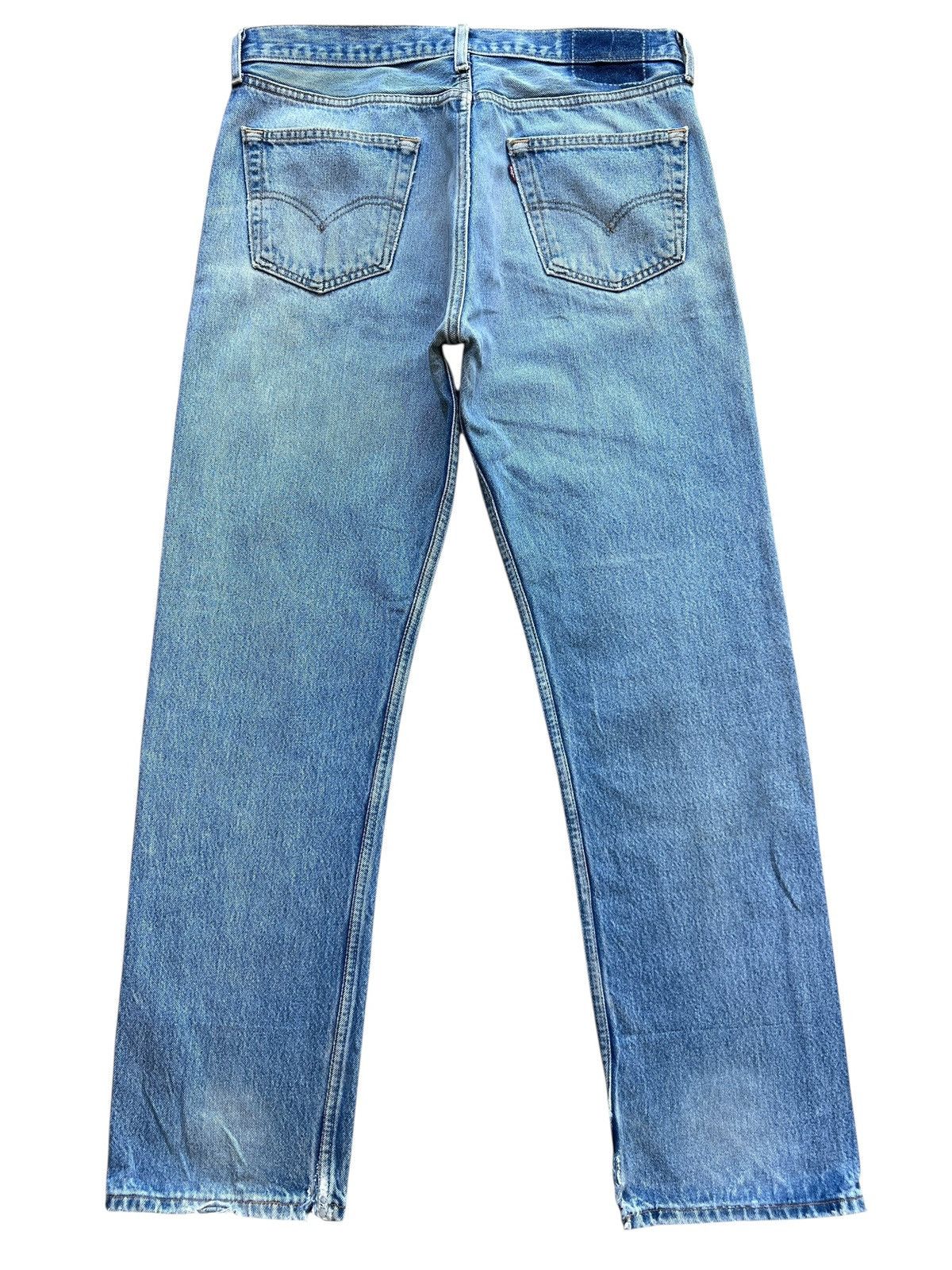 Levi's Vintage 90s Levi’s 501 Denim Jeans 35x31 Size US 35 - 3 Thumbnail