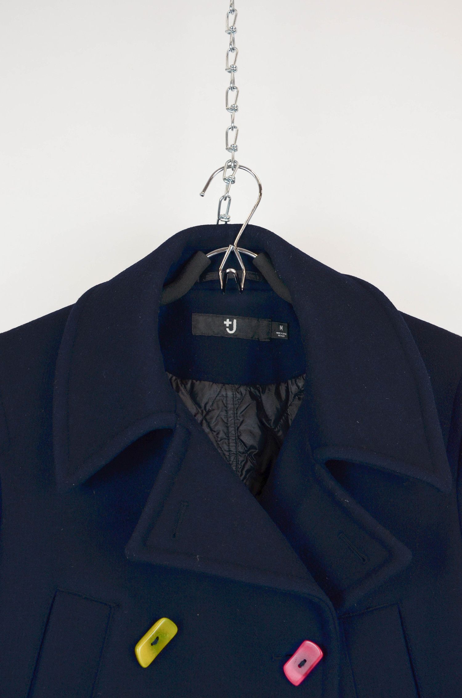 Jil Sander × Uniqlo +J UNIQLO x JIL SANDER Navy Double Breasted Coat - M Size M / US 6-8 / IT 42-44 - 4 Thumbnail