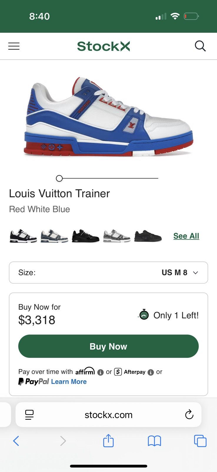 Louis Vuitton Louis vuitton sneaker Size US 8 / EU 41 - 9 Thumbnail