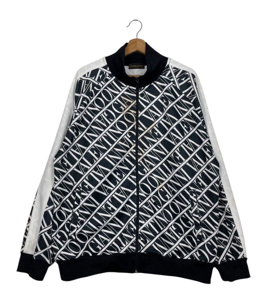 Gianni Valentino × Japanese Brand × Vintage 💥GIANNI VALENTINO ZUCCA MONOGRAM ZIPPER SPORT TRACKTOP Size US XL / EU 56 / 4 - 1 Thumbnail