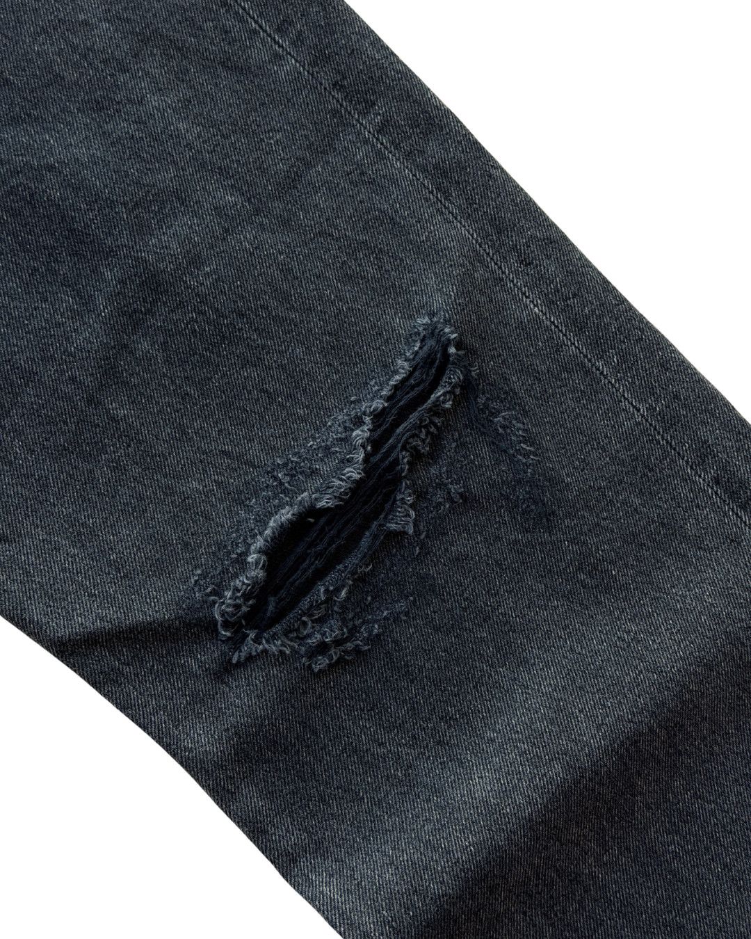 Celine Celine SS21 Wesley Grey Distressed Jeans Size US 33 - 6 Thumbnail