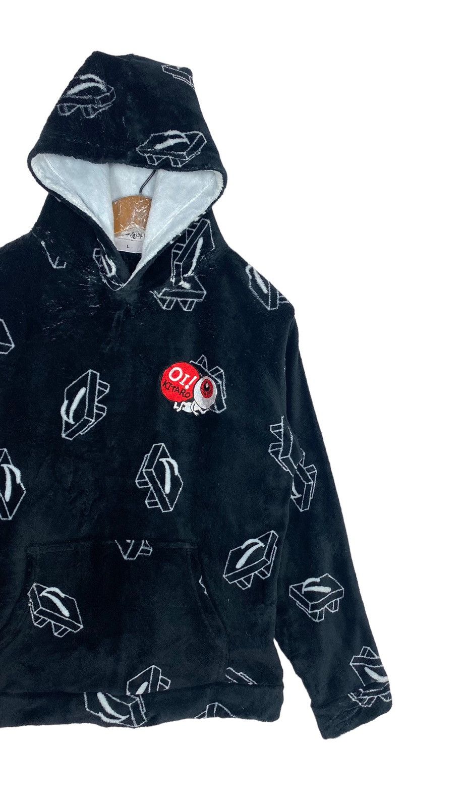 Japanese Brand Rare‼️ Gegege no Kitaro Anime Japan Hoodie Fleece Size L / US 10 / IT 46 - 3 Thumbnail