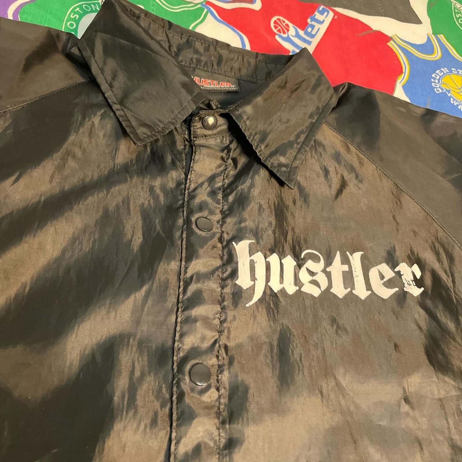 Ecko Unltd. × Vintage Y2K Hustler Sex Hooker Stripper Hooker Las Vegas Windbreaker Size US XL / EU 56 / 4 - 5 Thumbnail