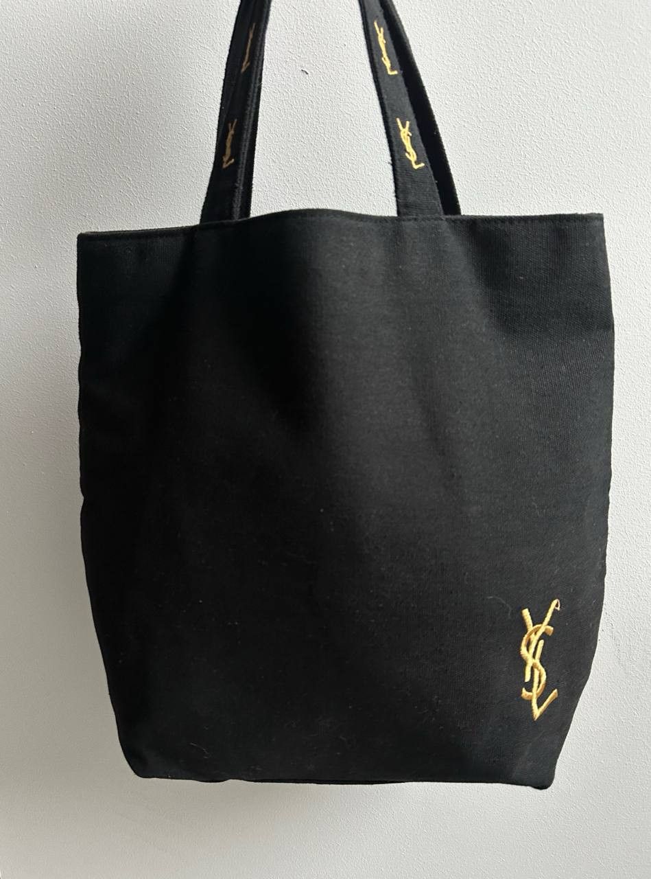 Yves Saint Laurent Yves Saint Laurent Novelty Tote Bag Embroidery Logo Size ONE SIZE - 14 Thumbnail