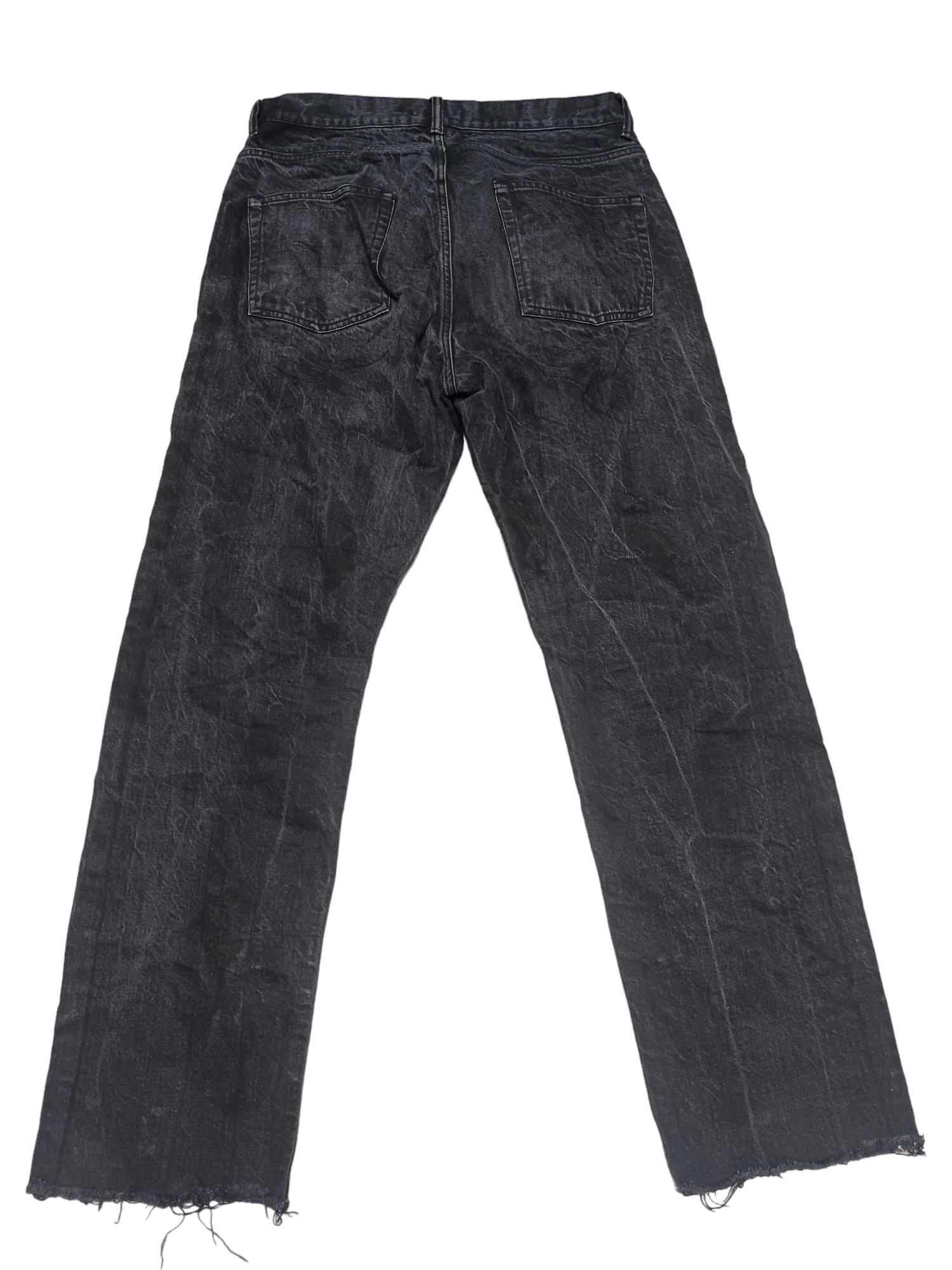 Our Legacy OUR LEGACY FANTASTIC BLACK WASHED 2ND CUT MADE IN PORTUGAL Size US 31 - 2 Thumbnail