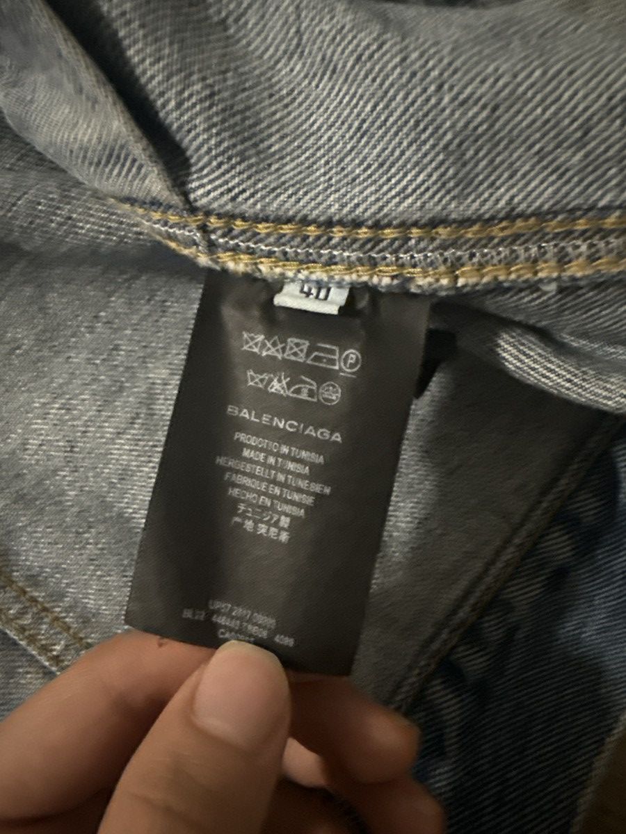 Balenciaga S/S17 Balenciaga Swing Denim Jacket Size US M / EU 48-50 / 2 - 5 Thumbnail