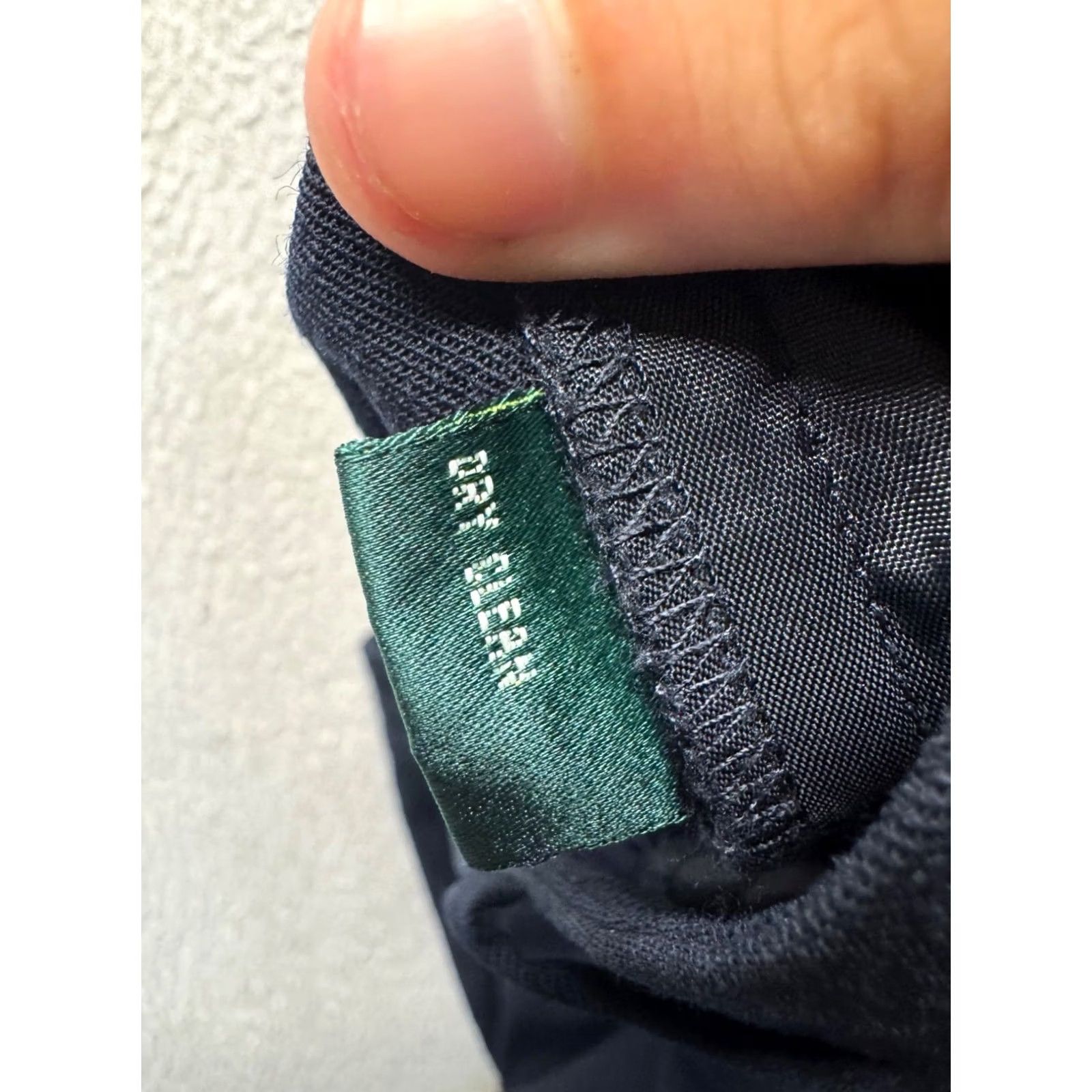 Ralph Lauren Lauren Ralph Lauren Navy Wool/Spandex Dress Pants Size 12 Womens Vintage Classic Fit Trousers 34in Navy 12 Size 34" / US 12 / IT 48 - 5 Thumbnail