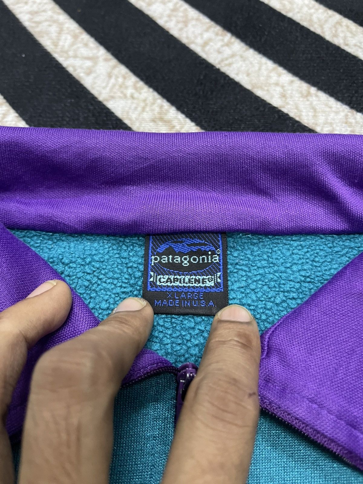 Patagonia 90s PATAGONIA CAPILENE HALF ZIPPER LONG SLEEVE Size US XL / EU 56 / 4 - 8 Thumbnail