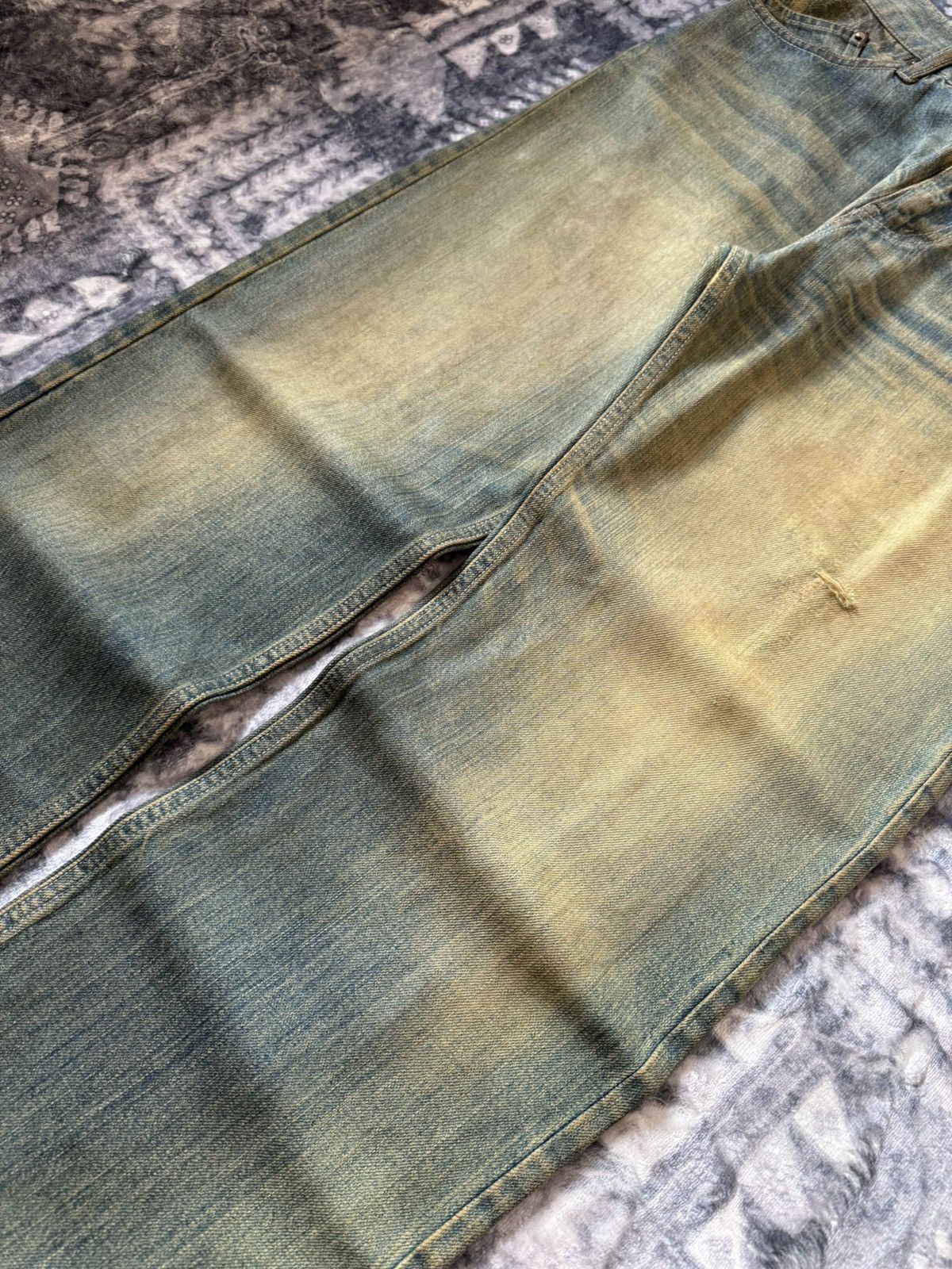 Blue Blue Japan × Japanese Brand × KOJIMA GENES Karakuri Japan Artisanal Double Pocket Mud Wash Baggy Jeans Size US 30 / EU 46 - 12 Thumbnail