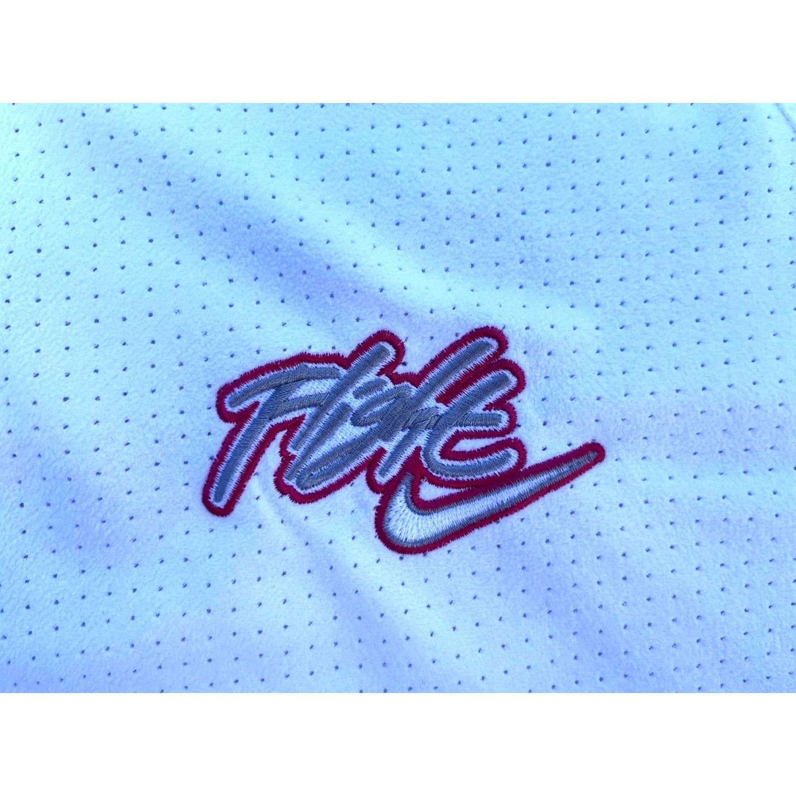 Nike VINTAGE Nike Flight Polo Shirt Men's Large White Embroidered Detailing Polo Shirt Size US L / EU 52-54 / 3 - 7 Thumbnail