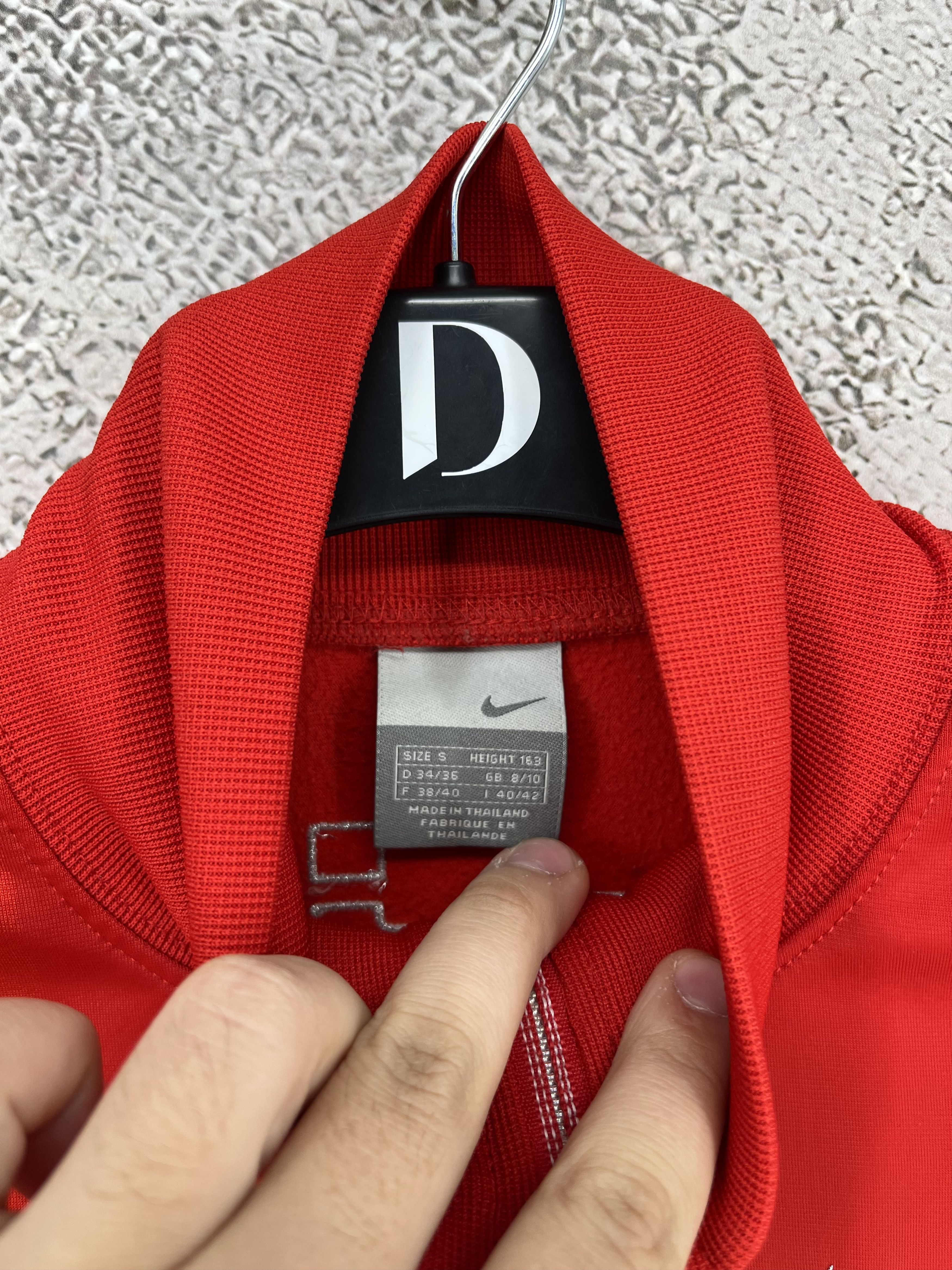 Nike Women's Vintage 00's y2k Track Top Zip Jacket Just Do It Red Size S / US 4 / IT 40 - 7 Thumbnail