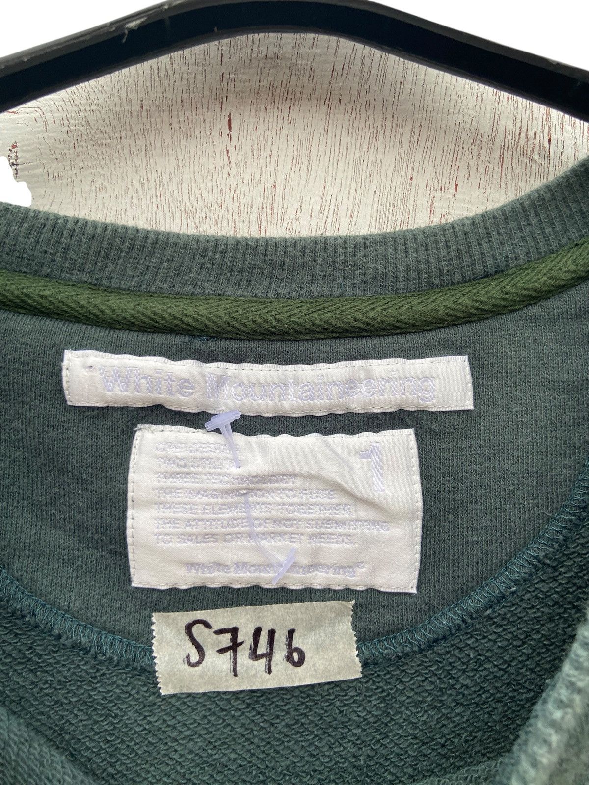 White Mountaineering White Mountaineering Spellout Sweatshirt Size US S / EU 44-46 / 1 - 3 Thumbnail