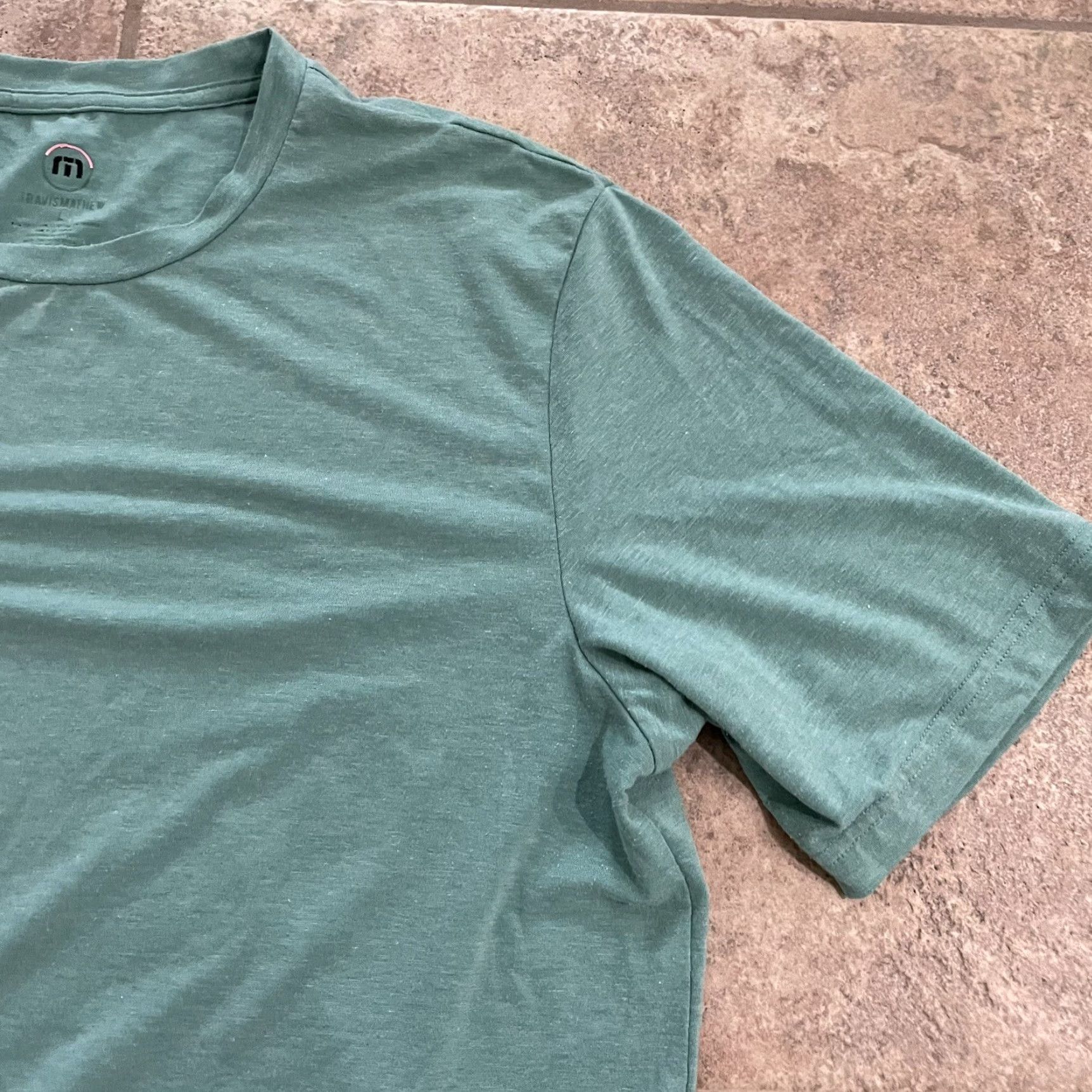 TravisMathew Travis Mathew Tee Shirt Mens Size L Blue Cotton Blend Tee Size US L / EU 52-54 / 3 - 2 Thumbnail