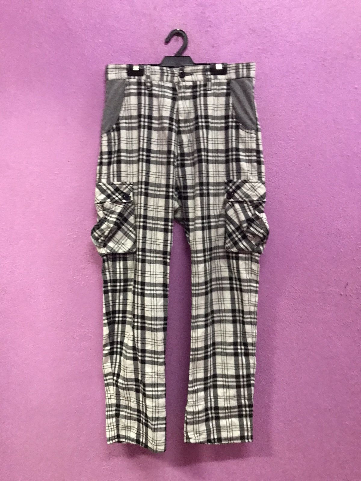 Japanese Brand Dominate Handcrafted Jeans Stripes Multipockets Pants Size US 30 / EU 46 - 1 Thumbnail