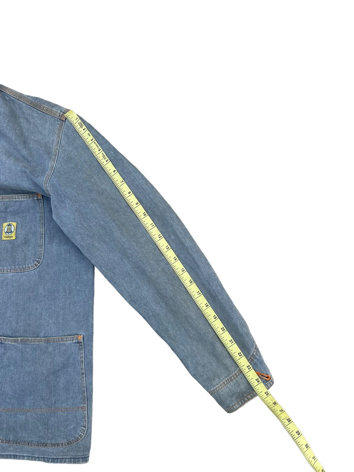 Vintage Vintage 90s Wrangler Blue Bell Muddy Denim Chore Jacket Size US M / EU 48-50 / 2 - 4 Thumbnail