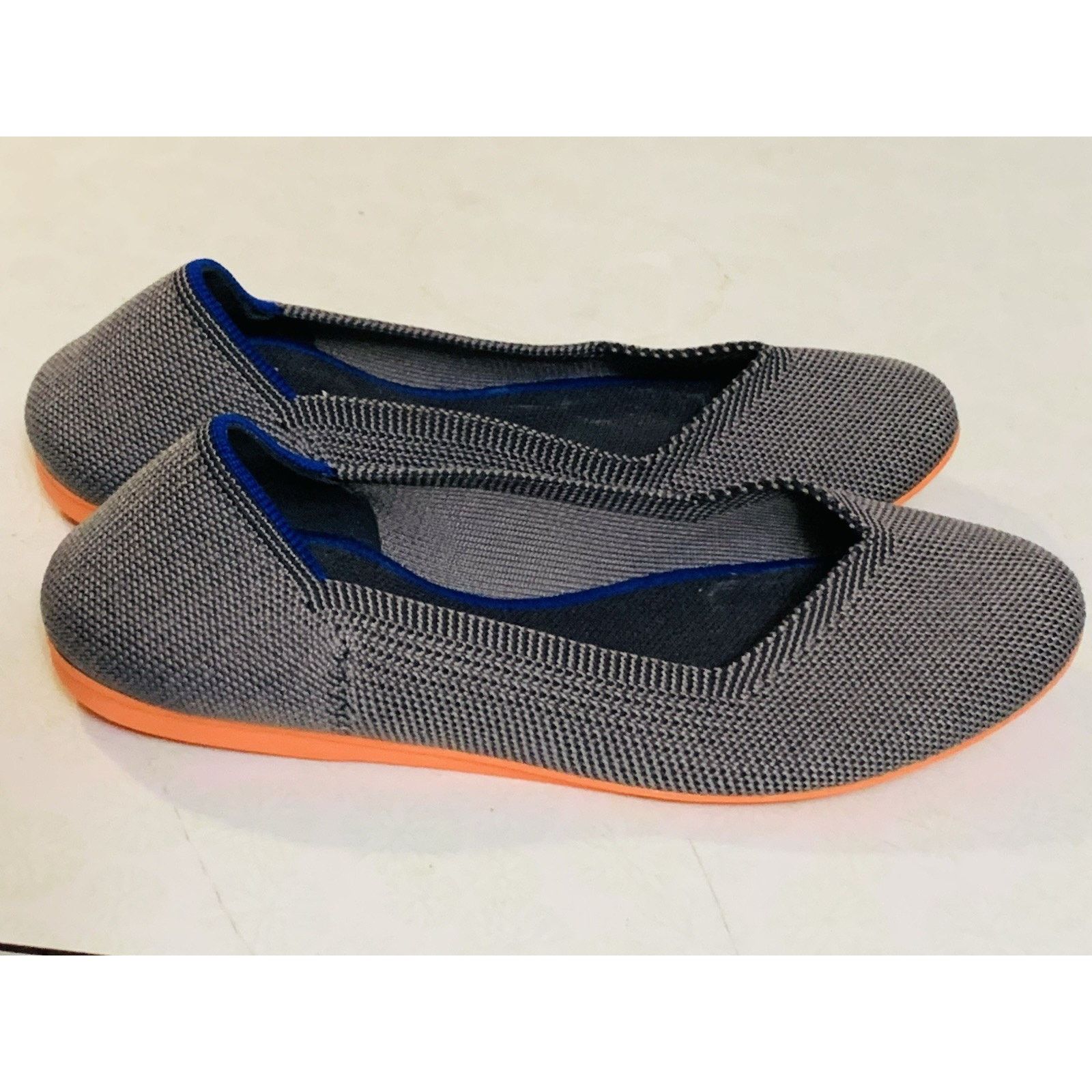Rothy's Rothy's The Flat Women's Sz 6.5 Gray Birdseye Ballet Slip On Size US 6.5 / IT 36.5 - 3 Thumbnail