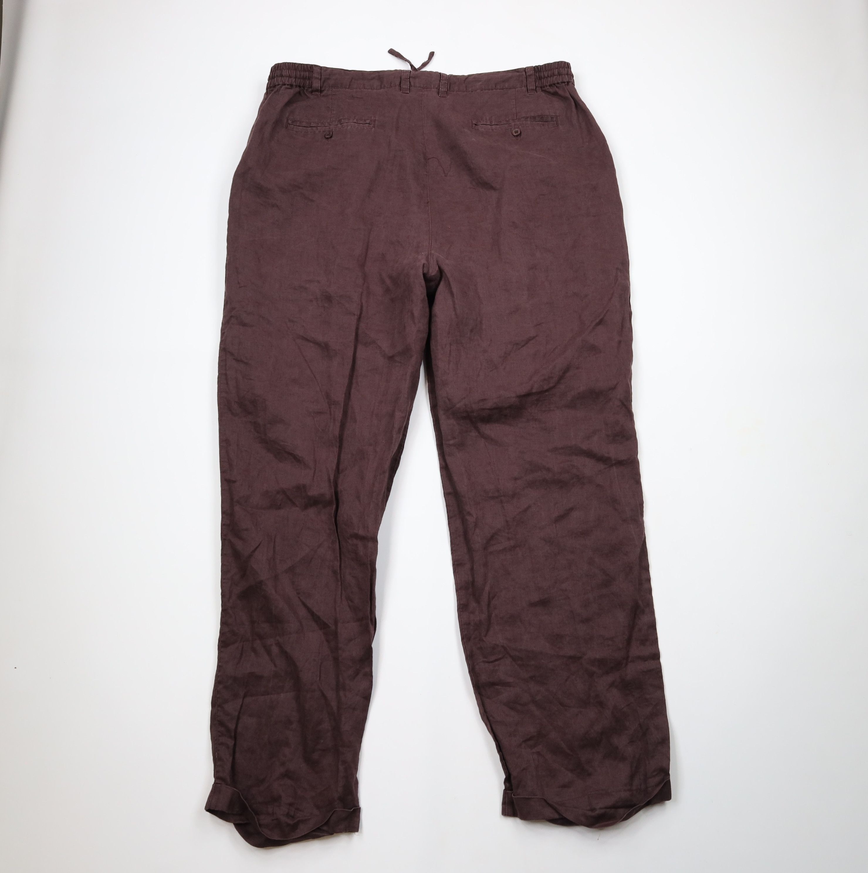 Vintage Vintage 90s Streetwear 2 Piece Linen Button Shirt Pants 3XL Size US XXL / EU 58 / 5 - 17 Thumbnail