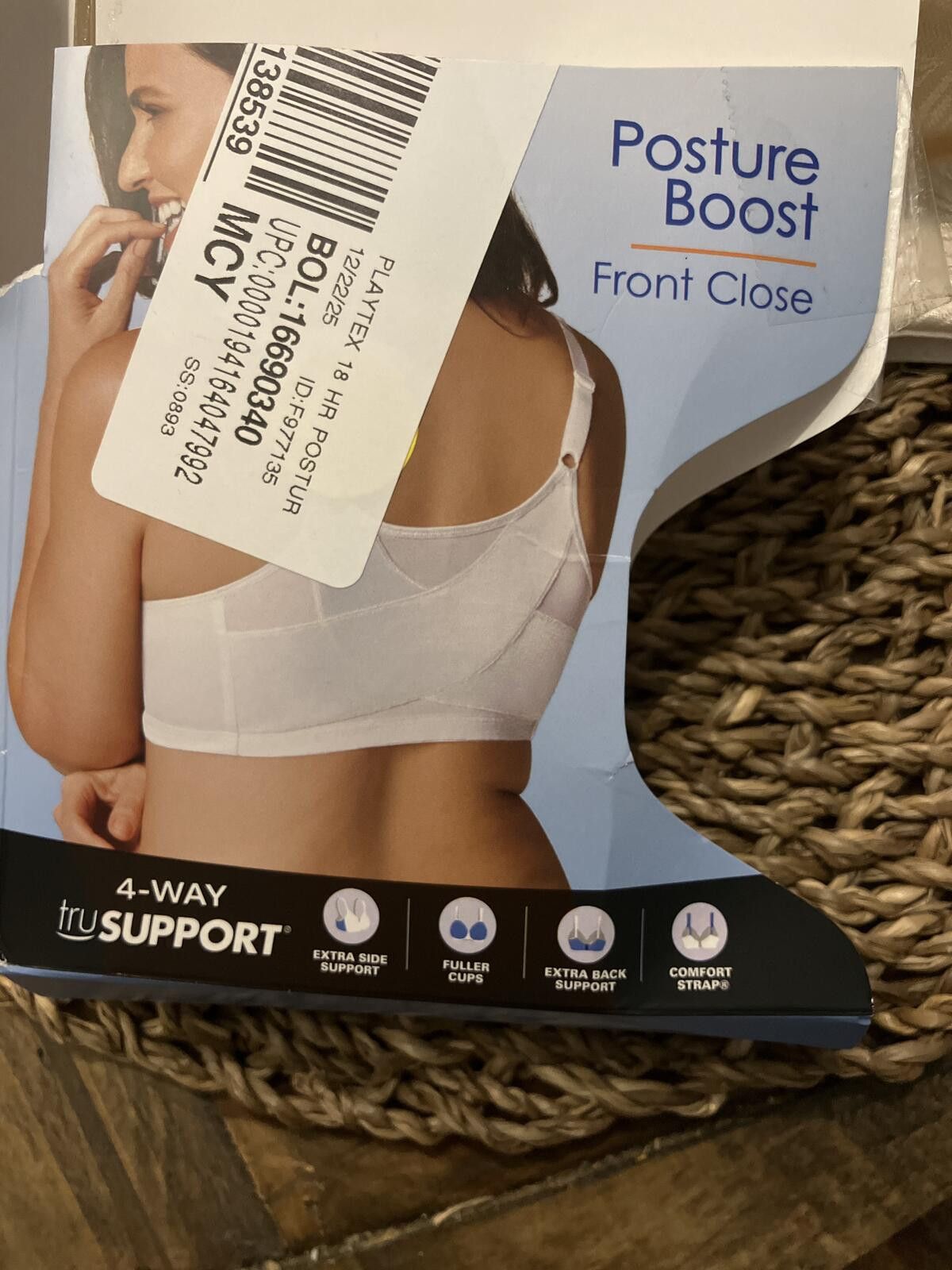 Other Playtex All Day Comfort Magic Rings Bra with Front Closure Size ONE SIZE - 4 Thumbnail