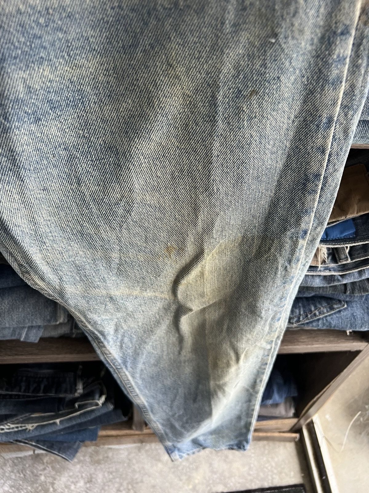 Levi's Vintage Clothing 🔥Vintage Levis 550 Distressed Denim Size US 30 / EU 46 - 9 Thumbnail