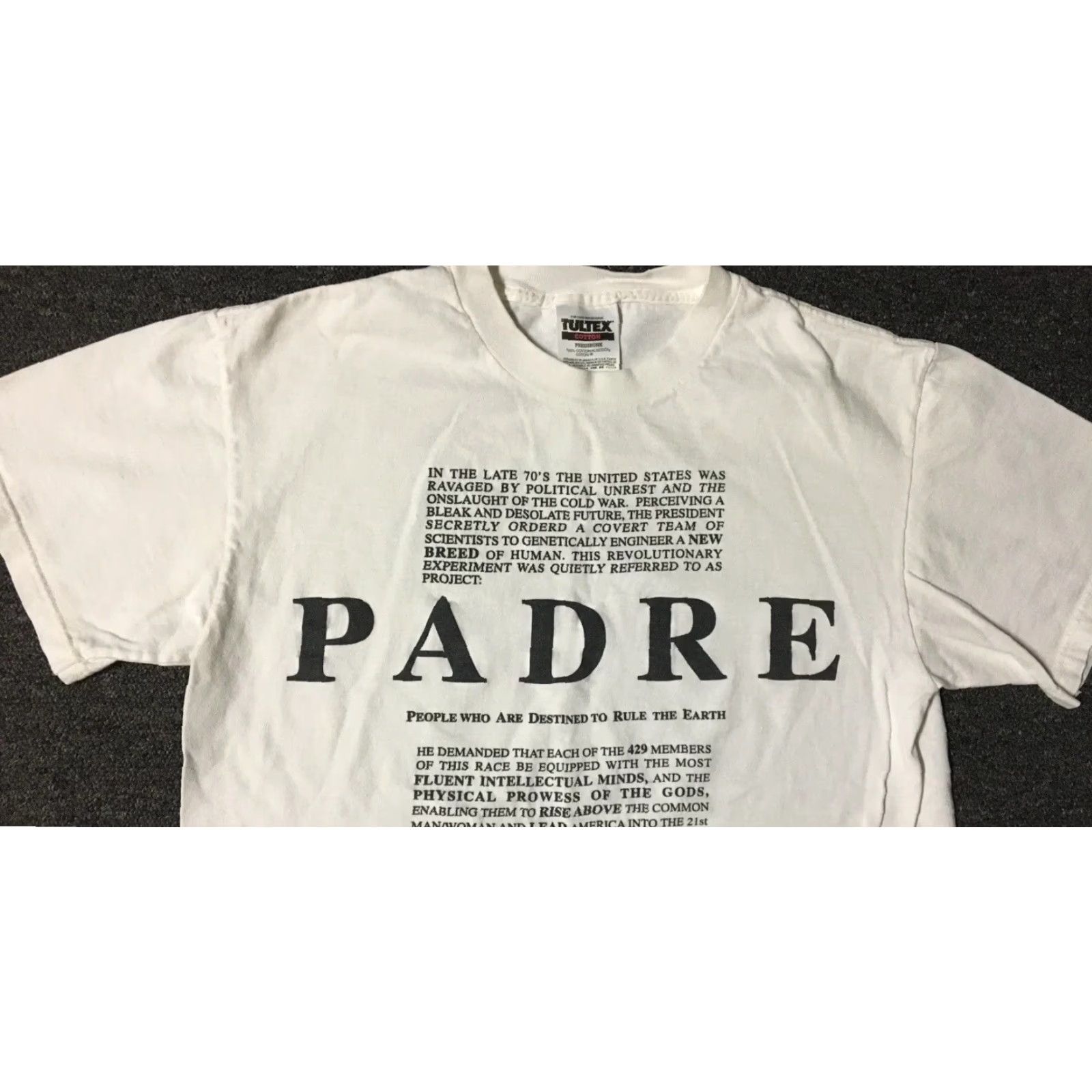Vintage Vtg 90s Padres School Let The Domination Begin Faded Shirt S Track PE Grunge Gym Nike? Size US S / EU 44-46 / 1 - 6 Thumbnail