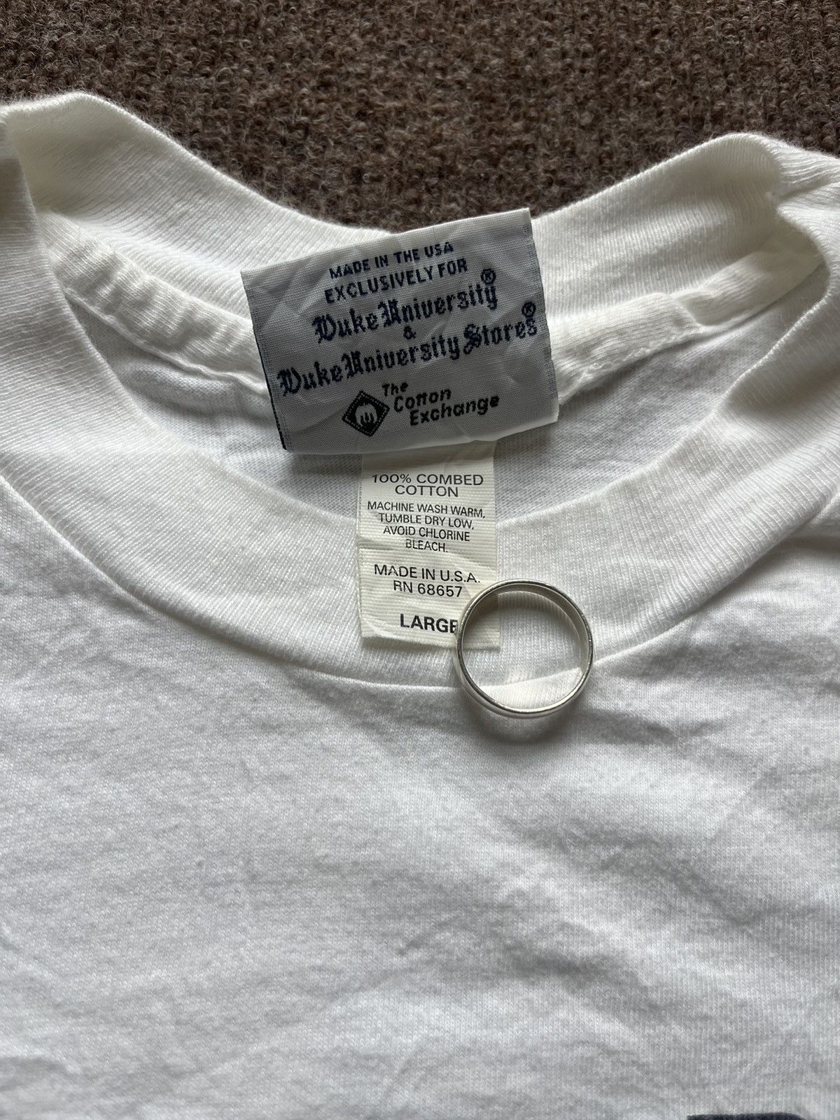 Vintage Vintage HARVARD The DUKE OF THE NORTH Univercity 90’s Tshirt Size US L / EU 52-54 / 3 - 7 Thumbnail