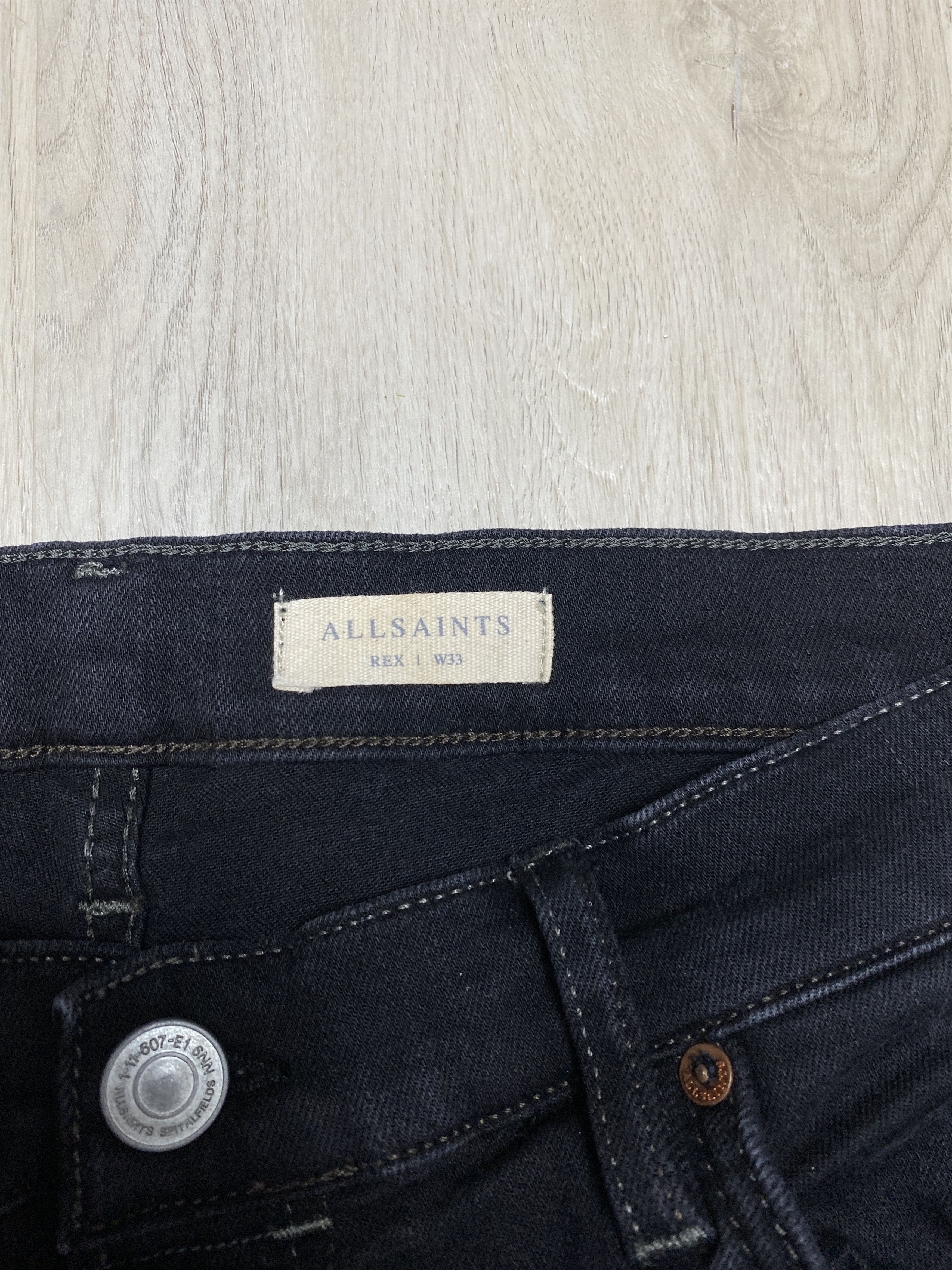 Allsaints Allsaints Balboa Rex Mens Denim Pants Jeans Size US 33 - 3 Thumbnail