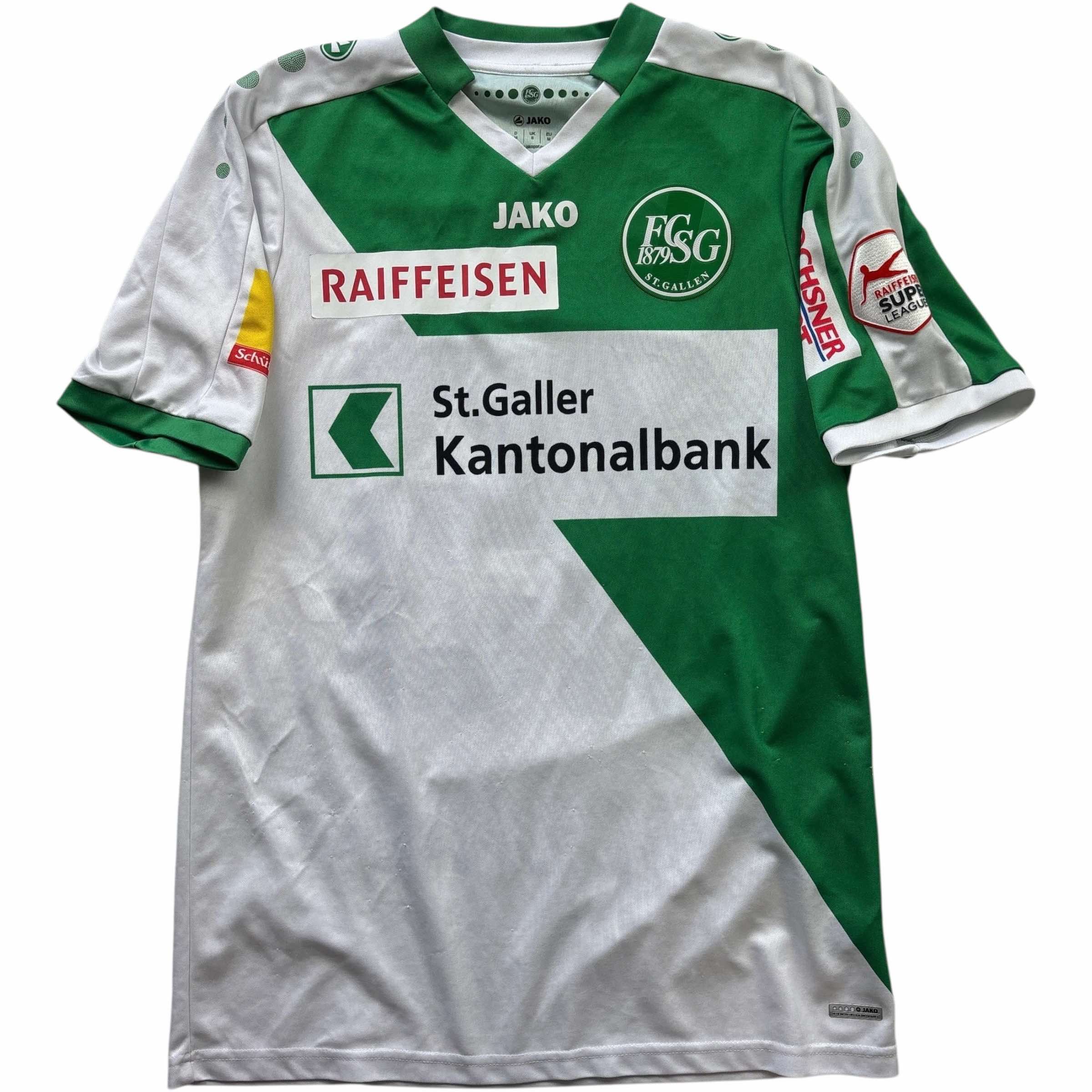 Other MATCH WORN St Gallen 2016-17 home Gouaida football jersey M Size US M / EU 48-50 / 2 - 2 Thumbnail